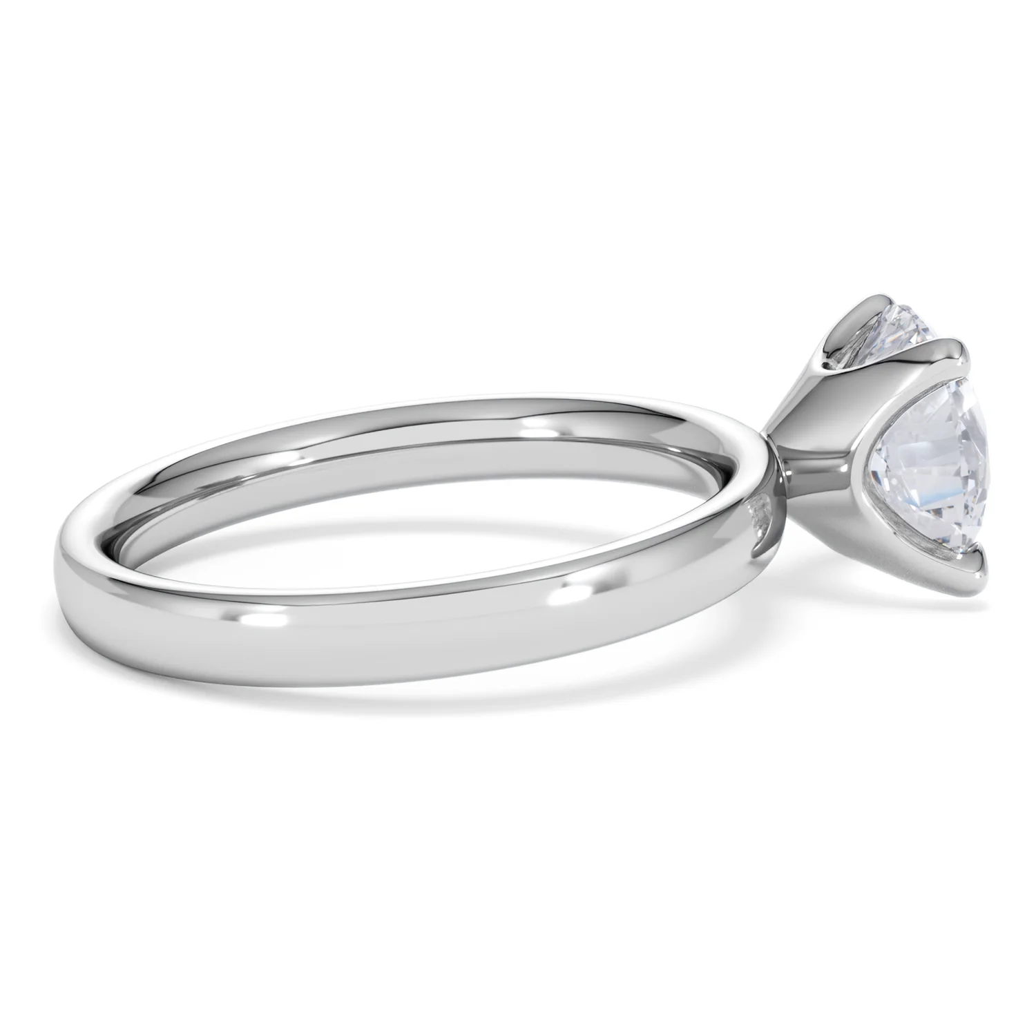 Origin 2.00ct Round Cut Lab Diamond Solitaire Engagement Ring in Platinum - Image 30