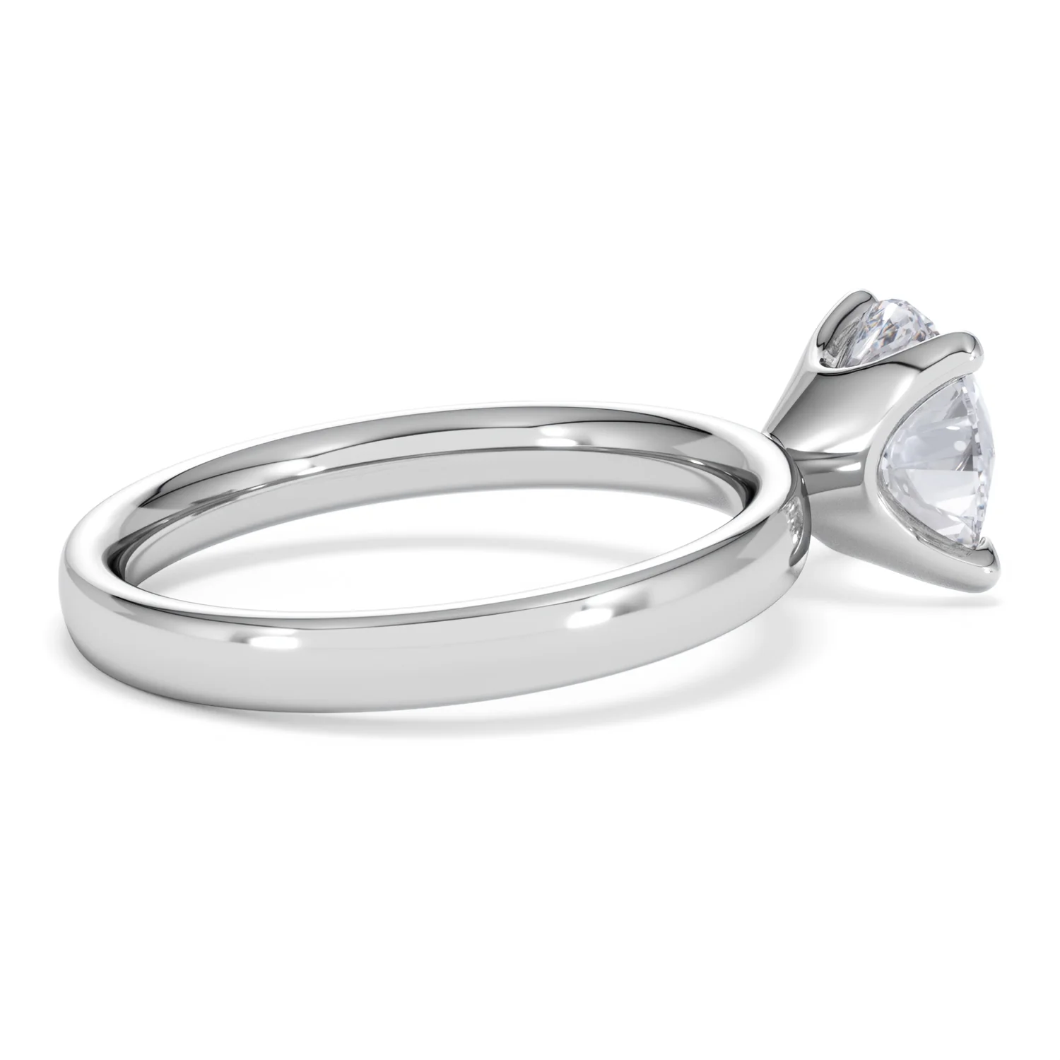 Origin 2.00ct Round Cut Lab Diamond Solitaire Engagement Ring in Platinum - Image 32