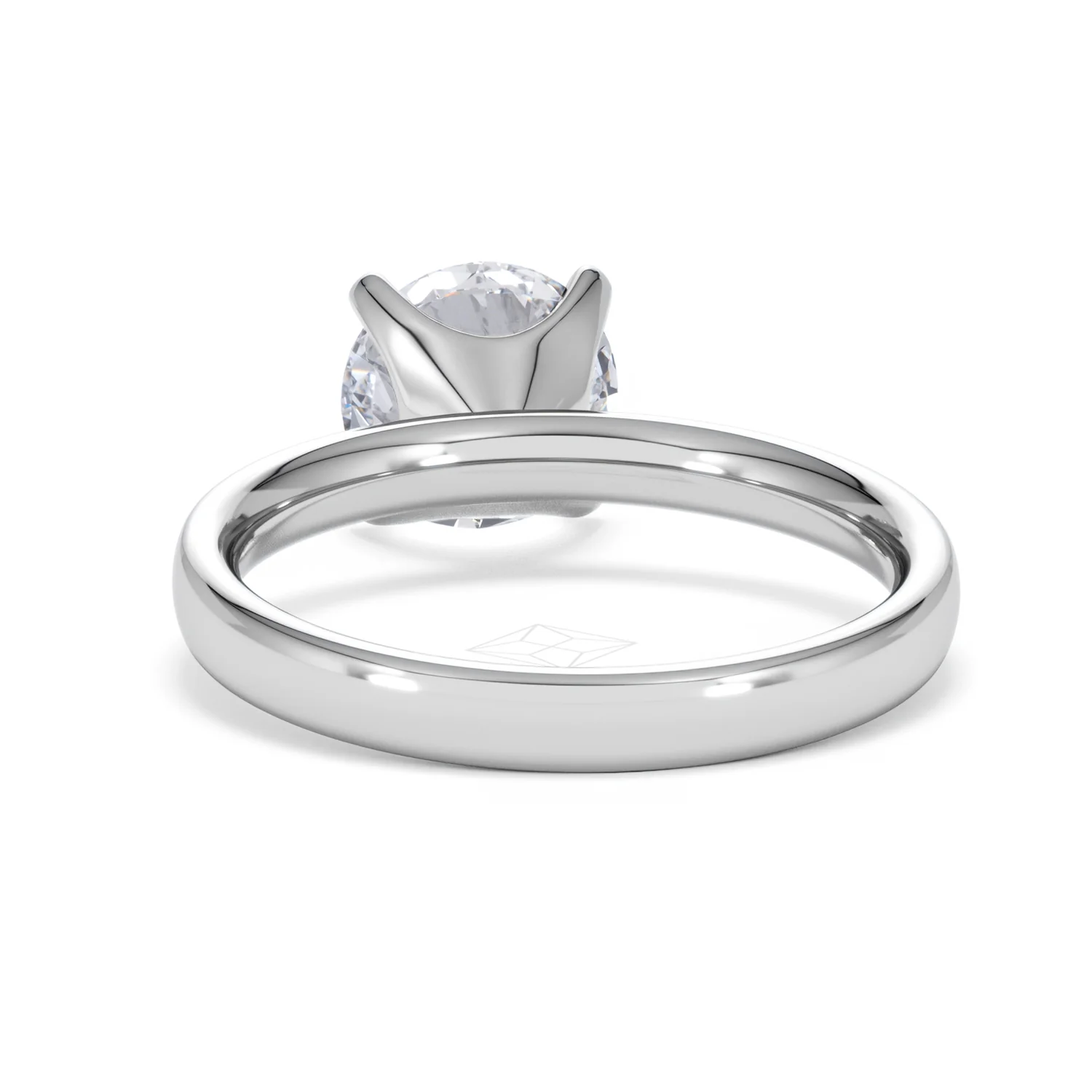Origin 2.00ct Round Cut Lab Diamond Solitaire Engagement Ring in Platinum - Image 49