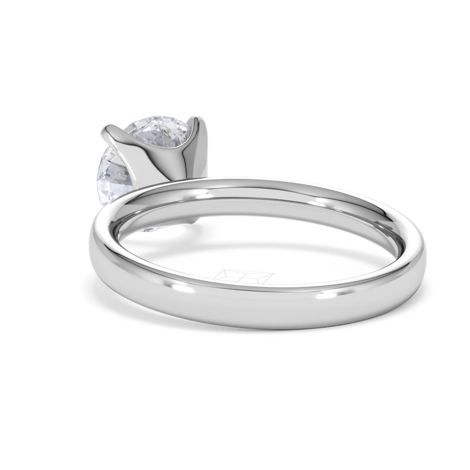 Origin 2.00ct Round Cut Lab Diamond Solitaire Engagement Ring in Platinum - Image 53