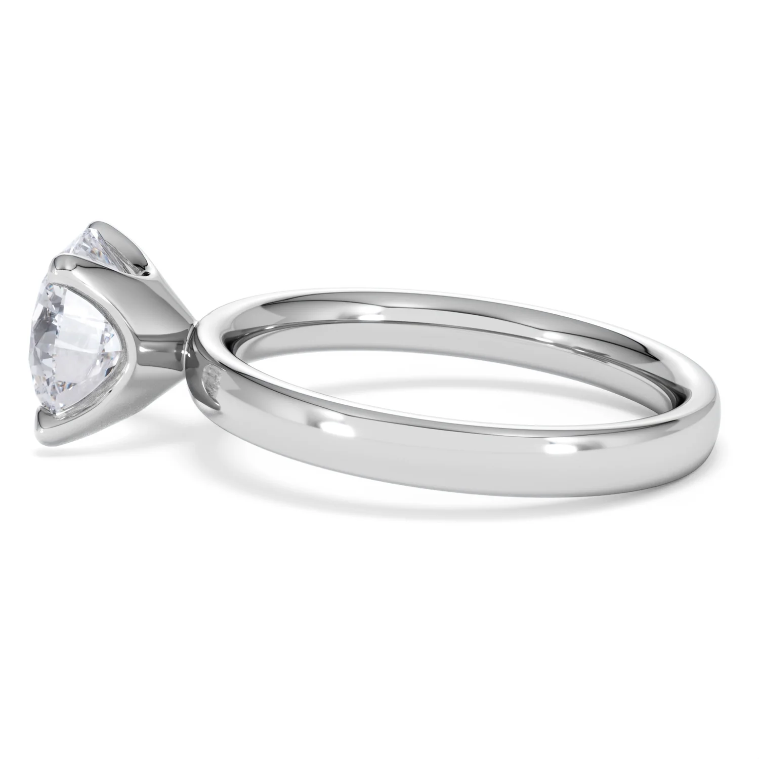Origin 2.00ct Round Cut Lab Diamond Solitaire Engagement Ring in Platinum - Image 65