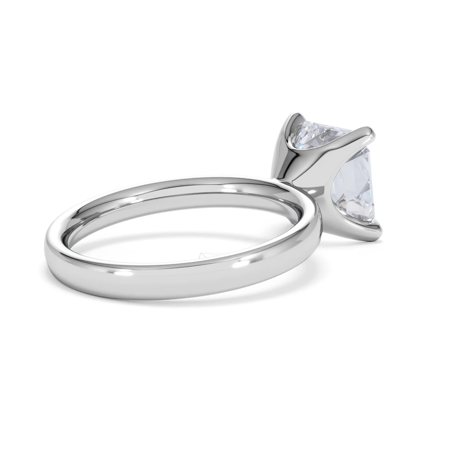 Origin 3.00ct Asscher Cut Lab Diamond Solitaire Engagement Ring in 18K White Gold - Image 36