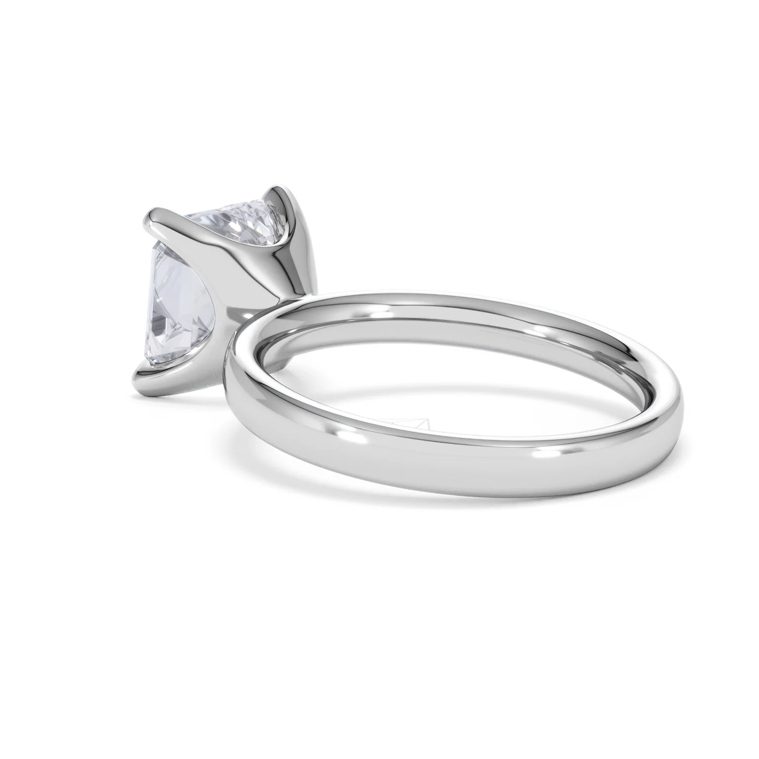 Origin 3.00ct Asscher Cut Lab Diamond Solitaire Engagement Ring in 18K White Gold - Image 57