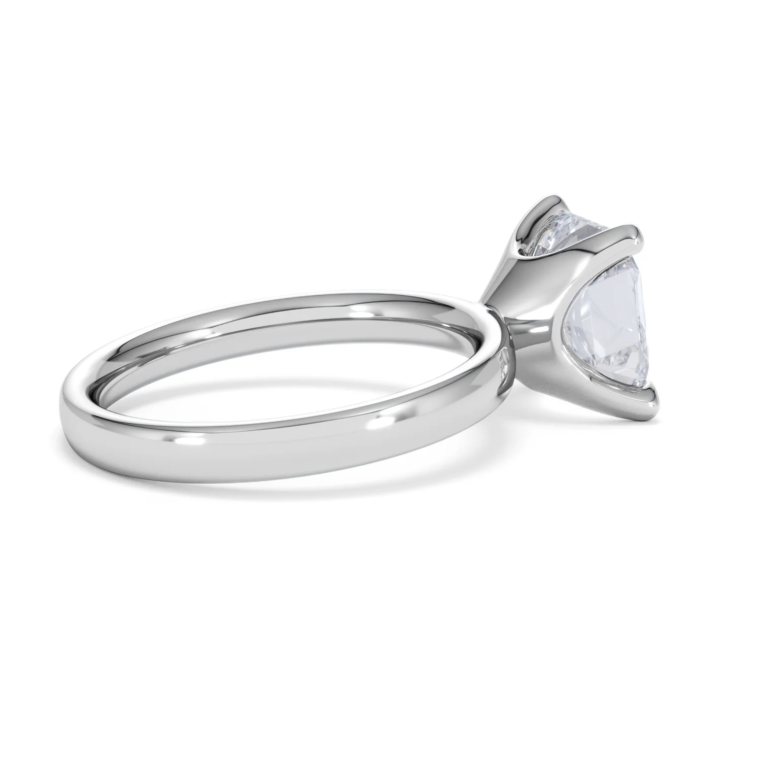 Origin 3.00ct Asscher Cut Lab Diamond Solitaire Engagement Ring in Platinum - Image 32