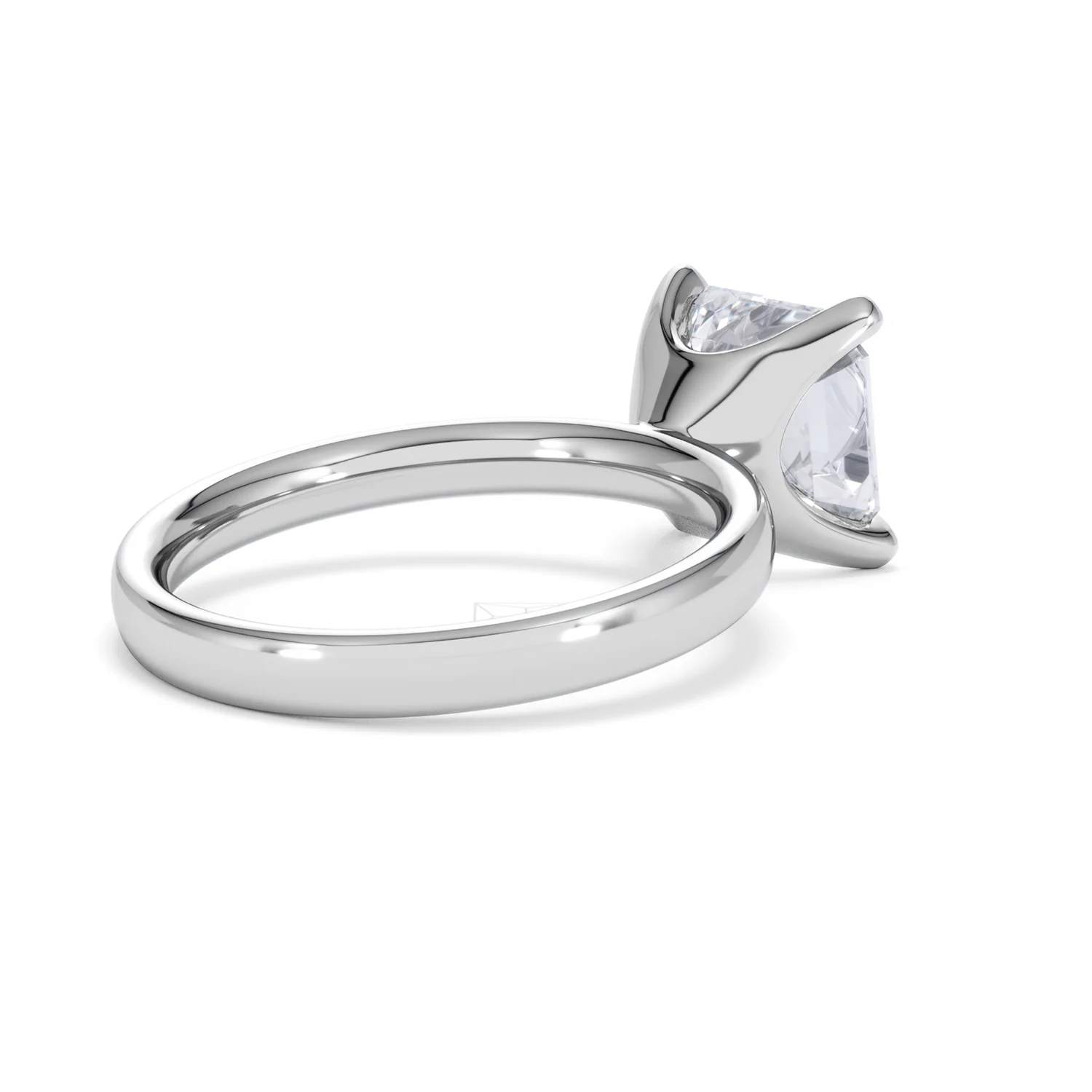 Origin 3.00ct Asscher Cut Lab Diamond Solitaire Engagement Ring in Platinum - Image 37