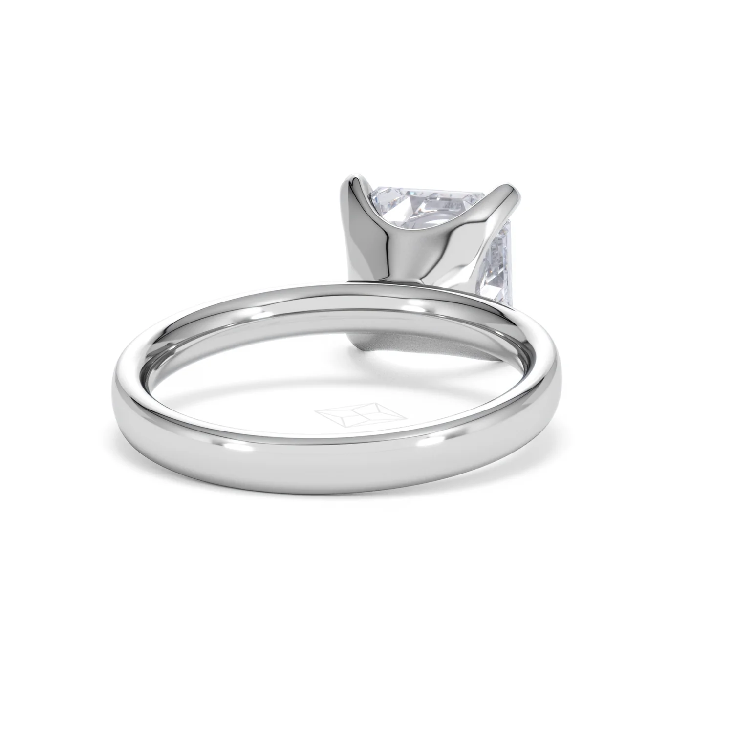 Origin 3.00ct Asscher Cut Lab Diamond Solitaire Engagement Ring in Platinum - Image 43