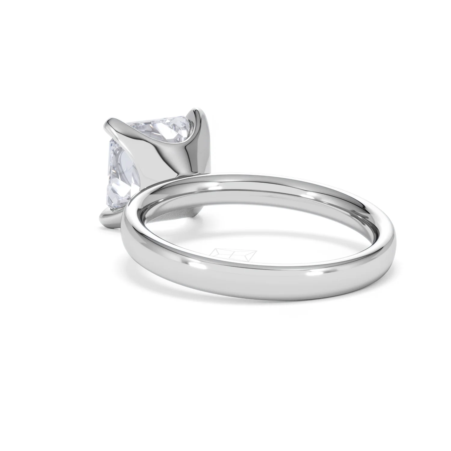 Origin 3.00ct Asscher Cut Lab Diamond Solitaire Engagement Ring in Platinum - Image 54