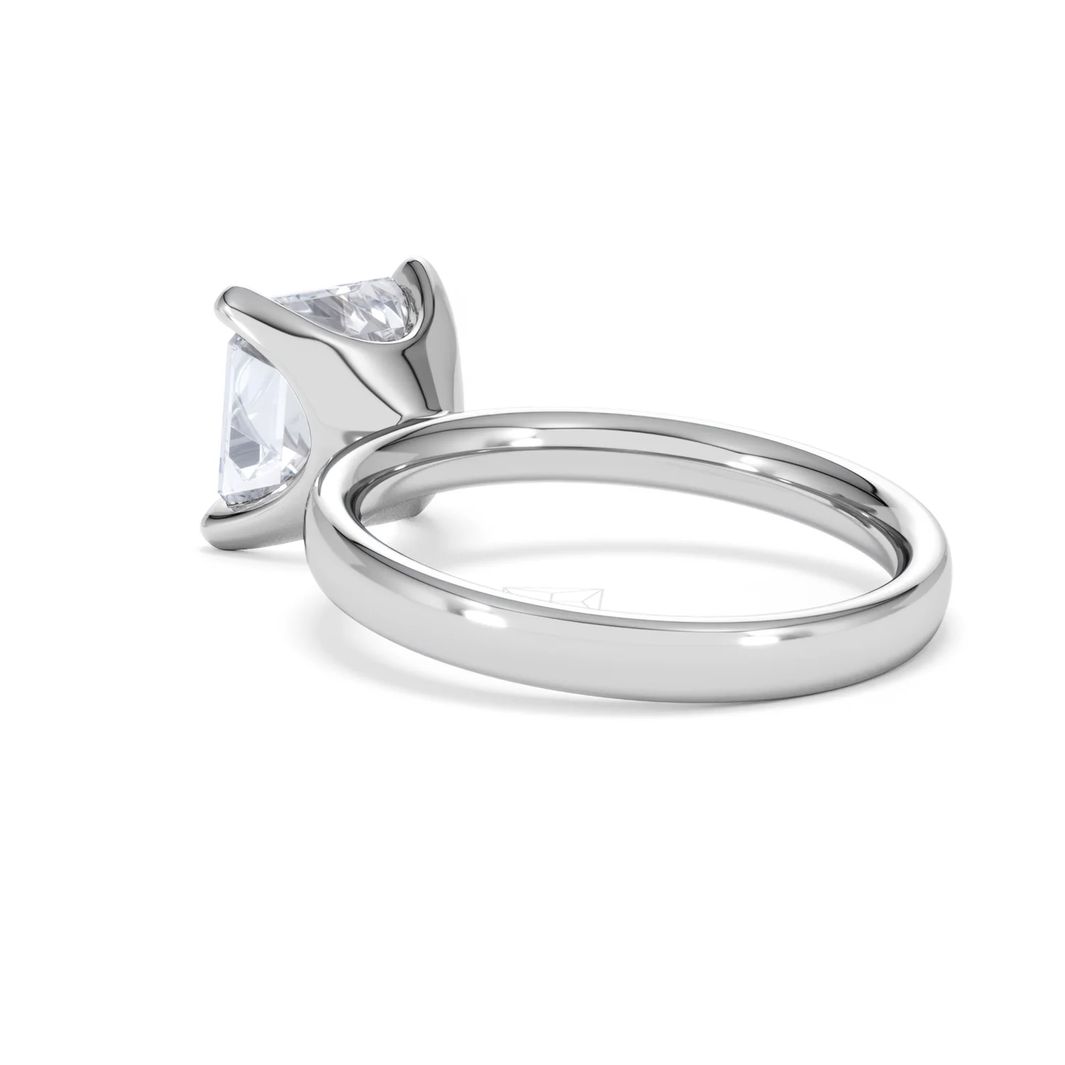 Origin 3.00ct Asscher Cut Lab Diamond Solitaire Engagement Ring in Platinum - Image 56