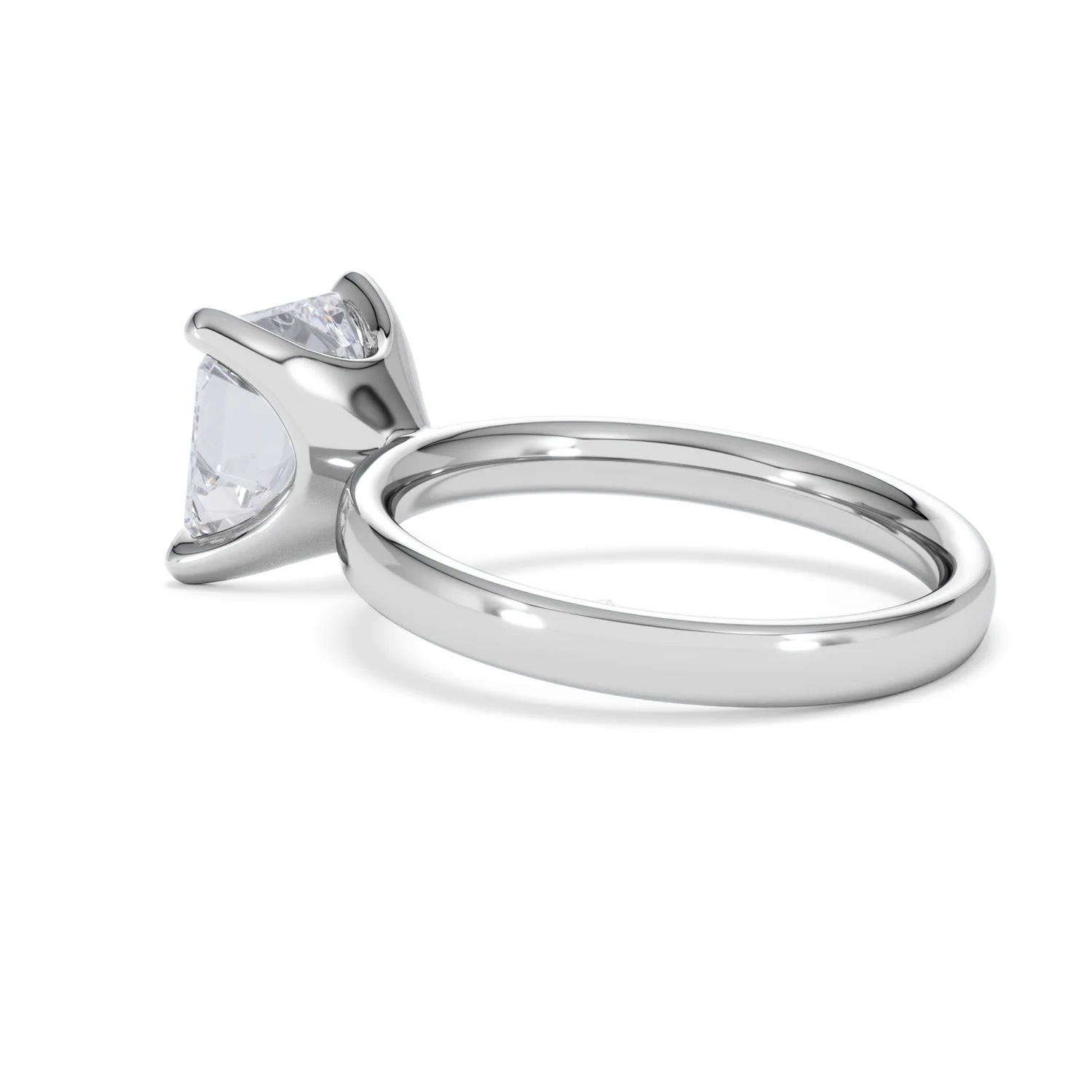 Origin 3.00ct Asscher Cut Lab Diamond Solitaire Engagement Ring in Platinum - Image 59