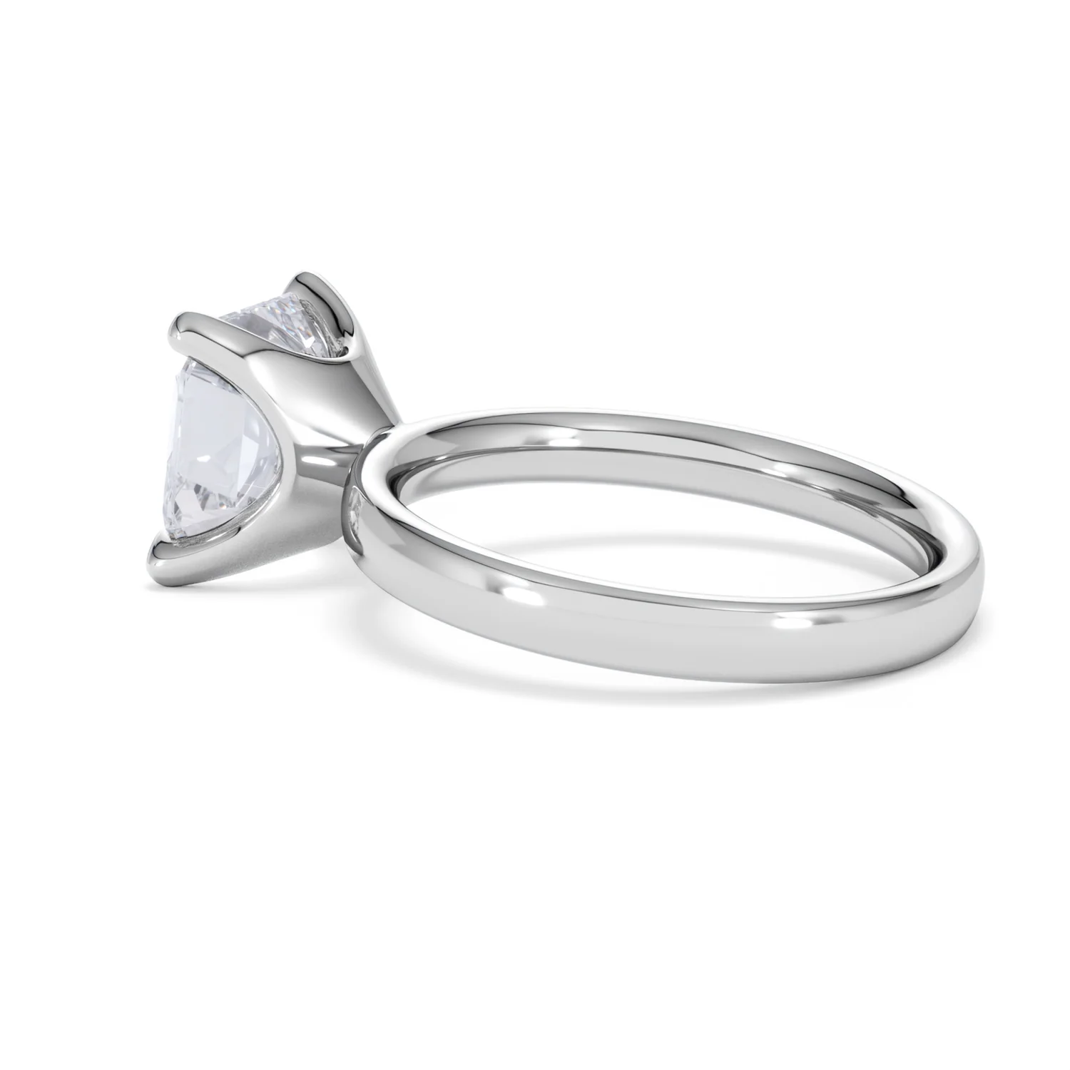 Origin 3.00ct Asscher Cut Lab Diamond Solitaire Engagement Ring in Platinum - Image 61