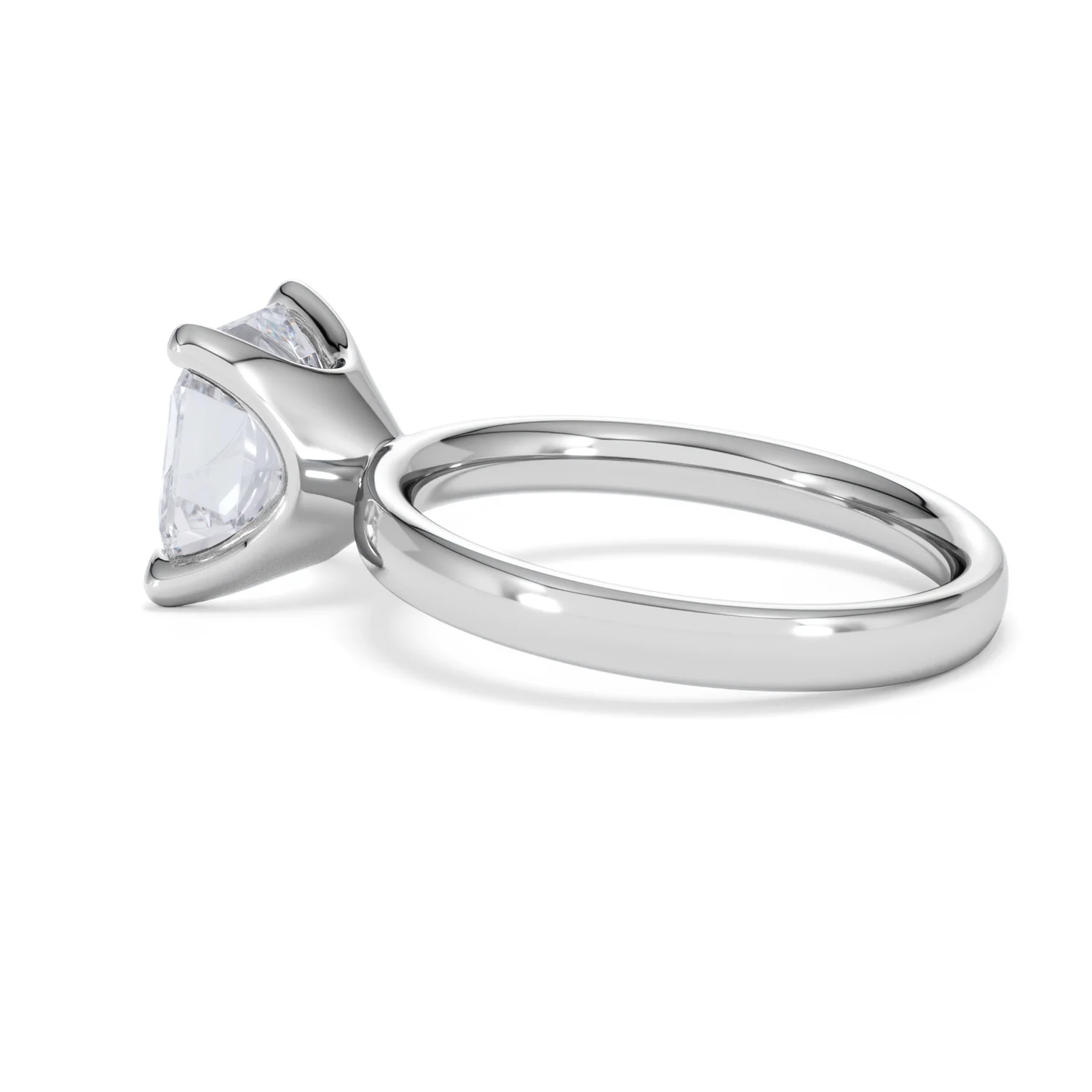 Origin 3.00ct Asscher Cut Lab Diamond Solitaire Engagement Ring in Platinum - Image 62