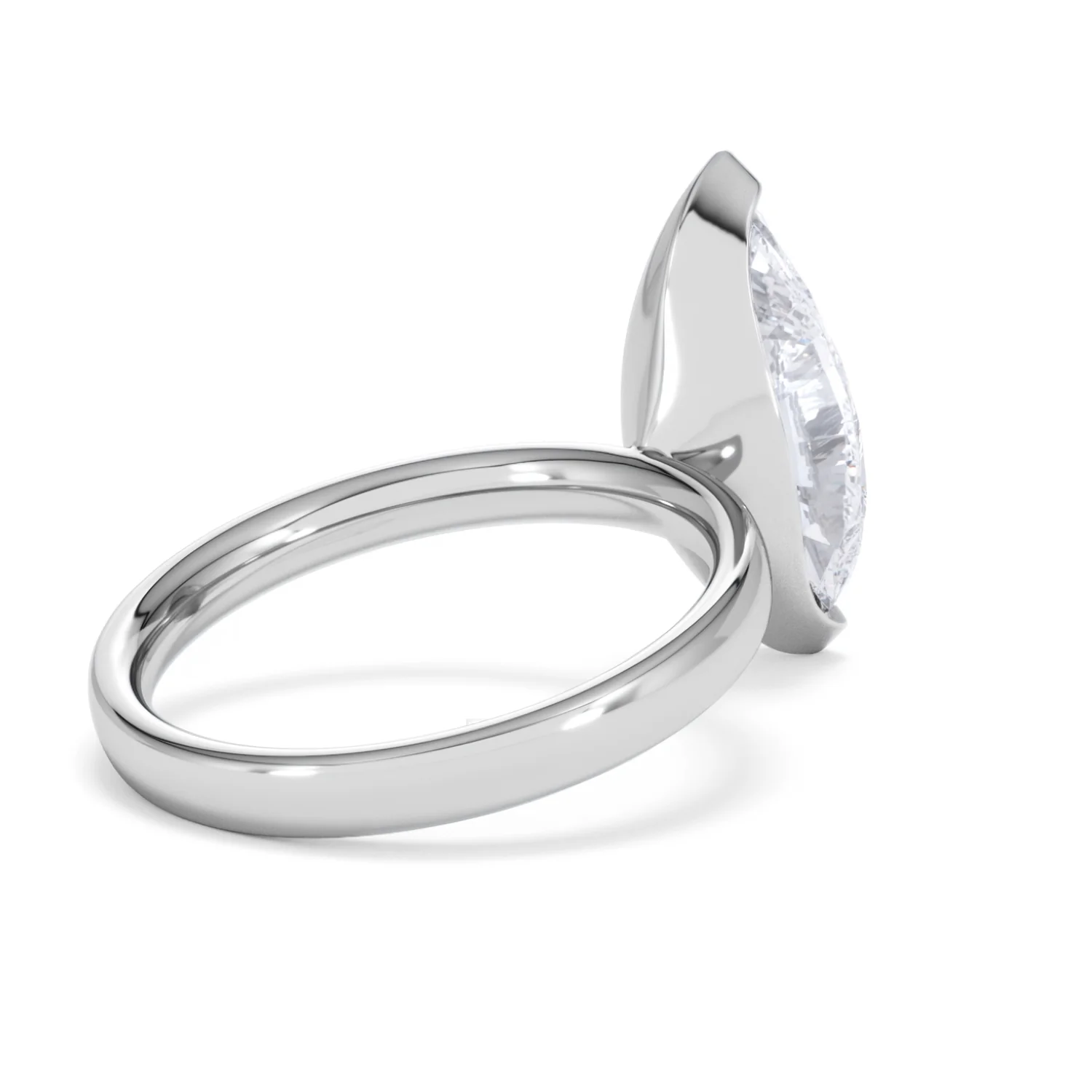 Origin 3.00ct Marquise Cut Lab Diamond Solitaire Engagement Ring in 18K White Gold - Image 37