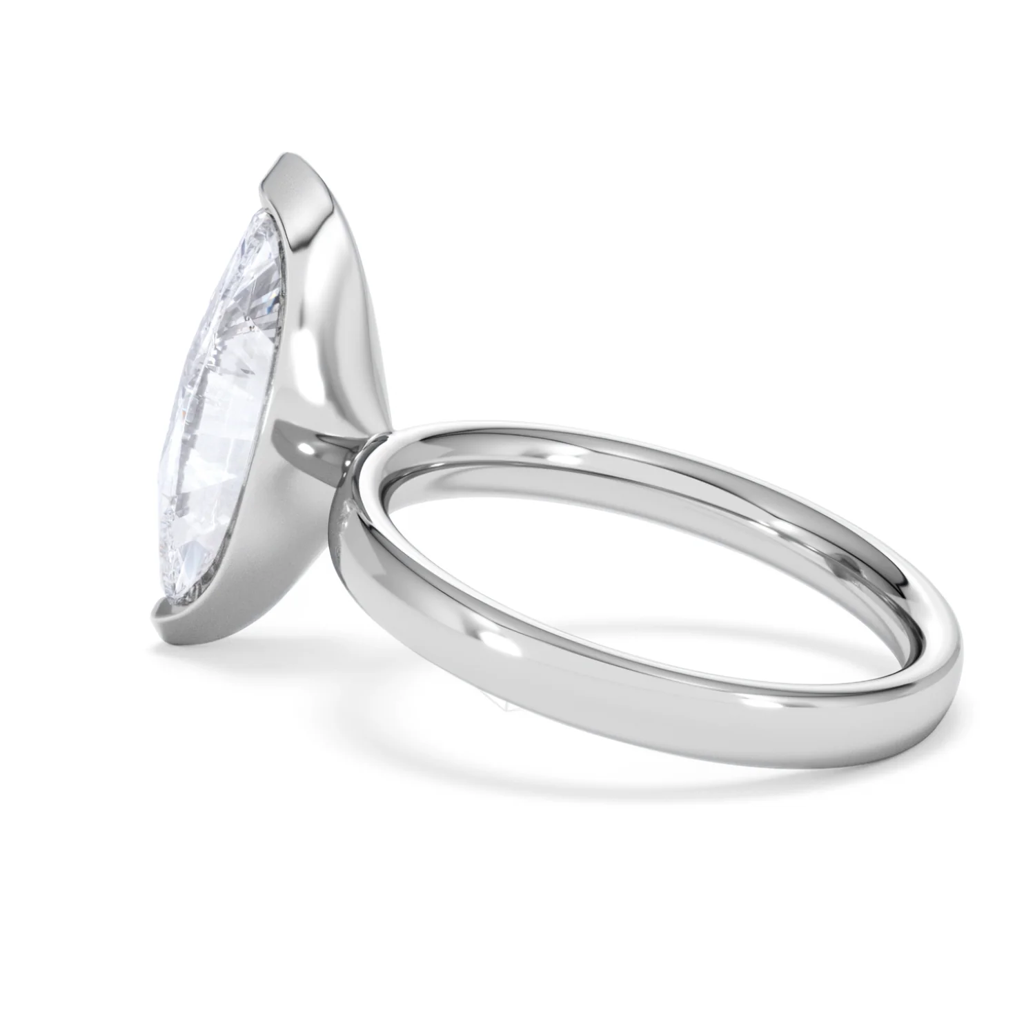 Origin 3.00ct Marquise Cut Lab Diamond Solitaire Engagement Ring in 18K White Gold - Image 61
