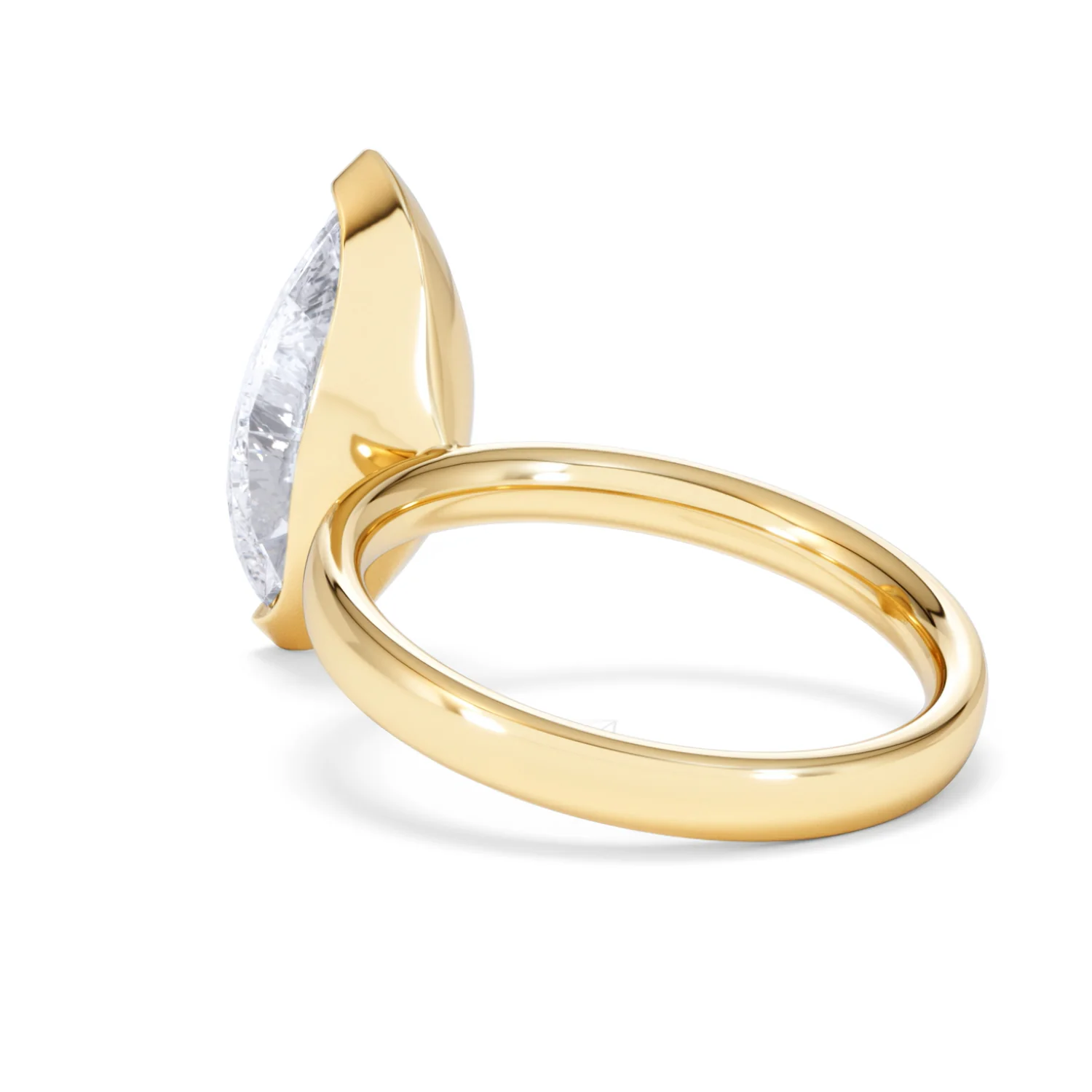 Origin 3.00ct Marquise Cut Lab Diamond Solitaire Engagement Ring in 18K Yellow Gold - Image 56