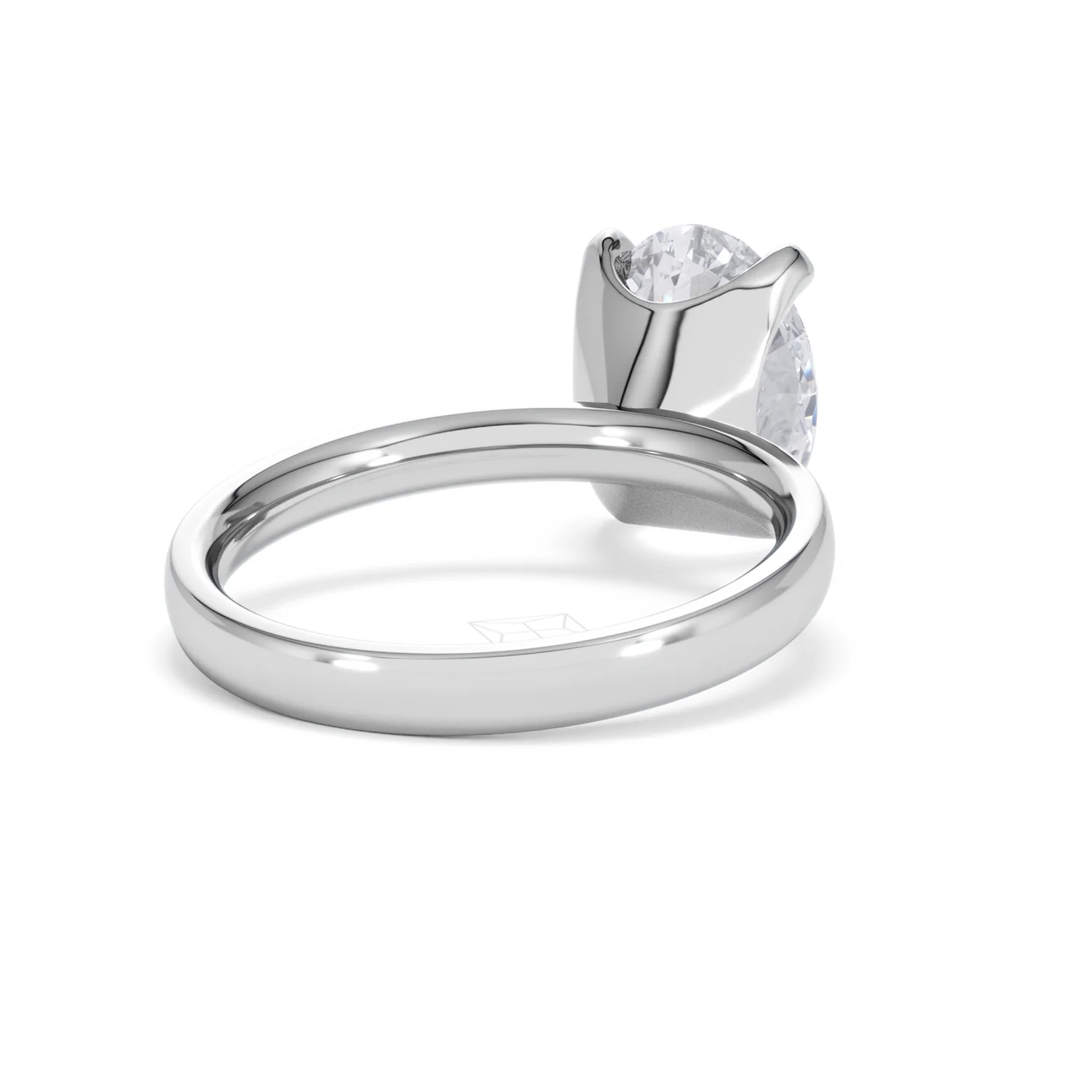 Origin 3.00ct Oval Cut Lab Diamond Solitaire Engagement Ring in Platinum - Image 41