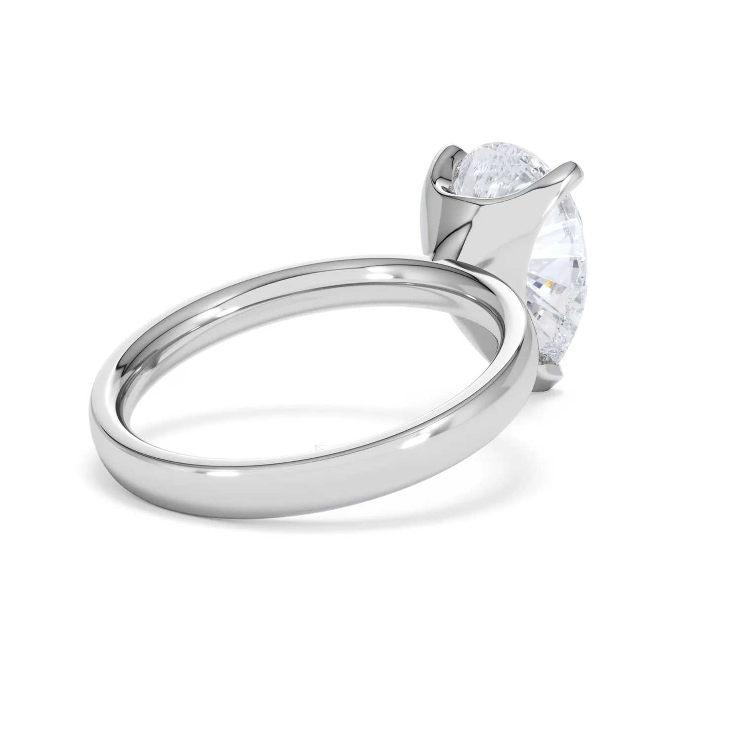 Origin 3.00ct Pear Cut Lab Diamond Solitaire Engagement Ring in Platinum - Image 38