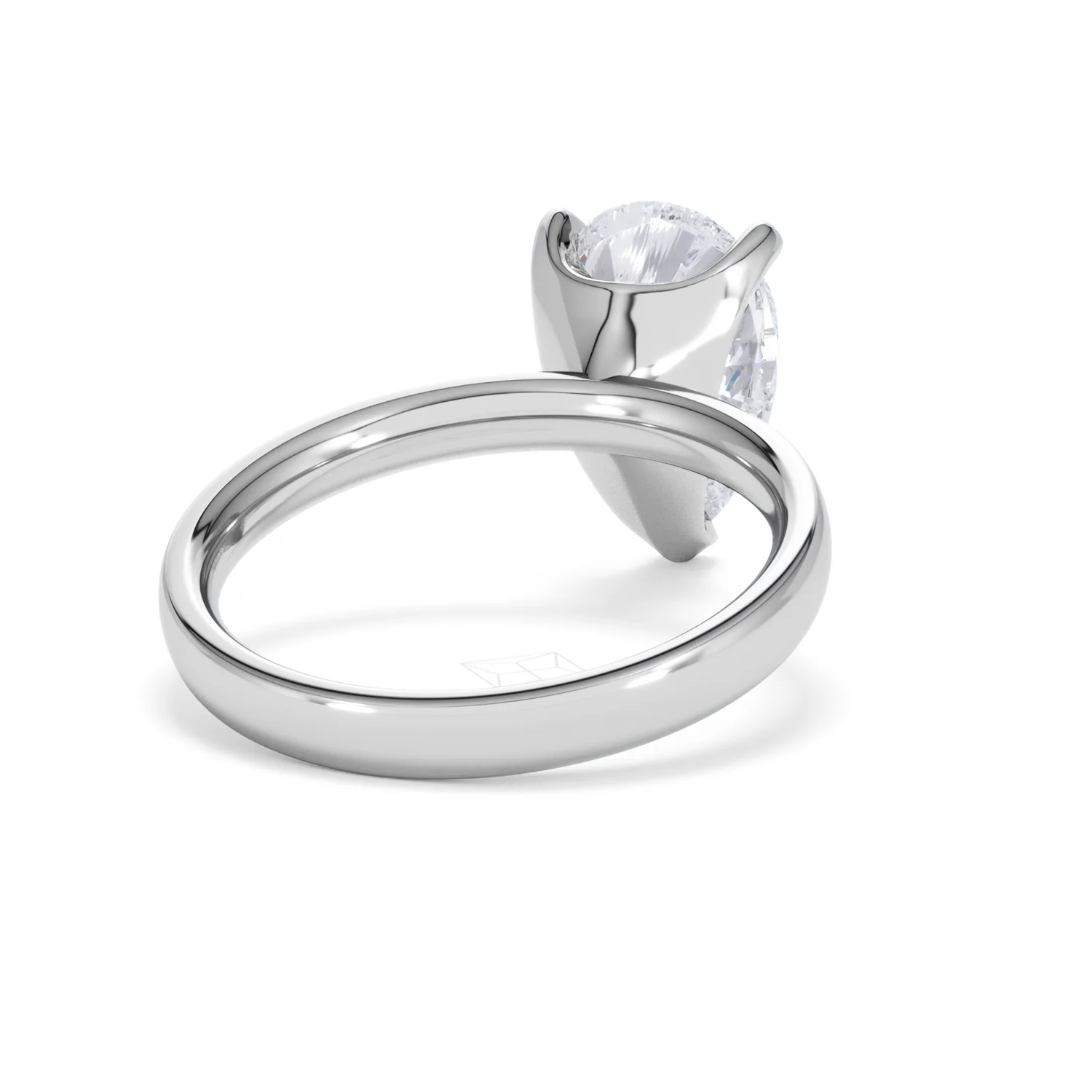 Origin 3.00ct Pear Cut Lab Diamond Solitaire Engagement Ring in Platinum - Image 42
