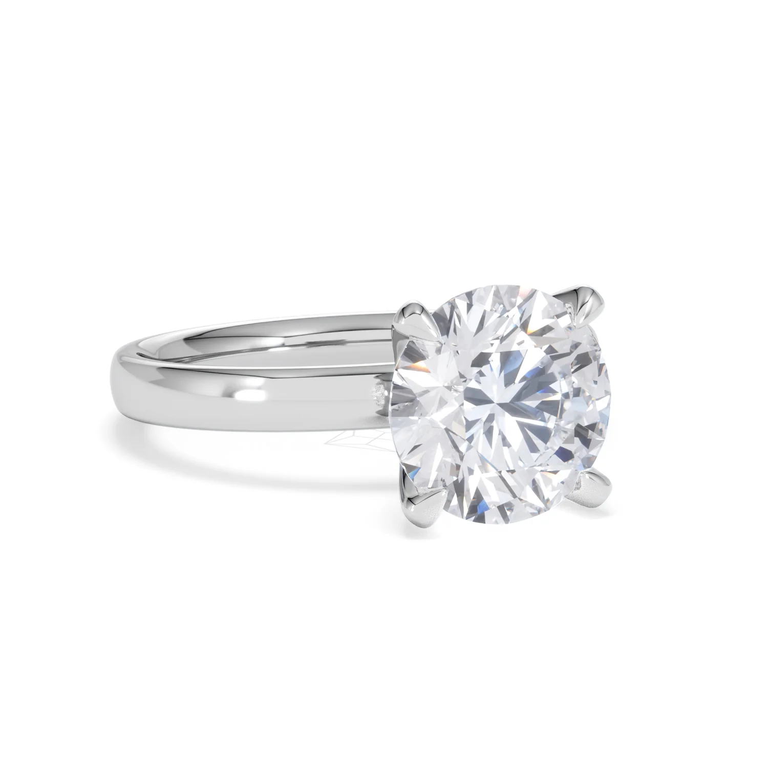 Origin 3.00ct Round Cut Lab Diamond Solitaire Engagement Ring in 18K White Gold - Image 12