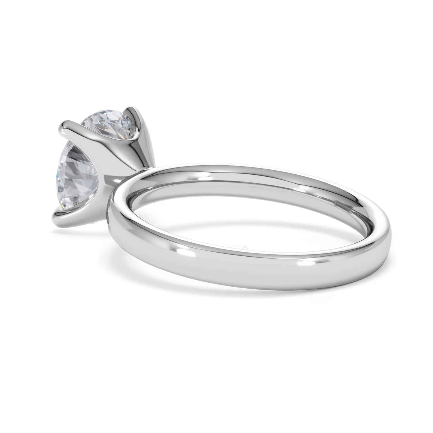 Origin 3.00ct Round Cut Lab Diamond Solitaire Engagement Ring in 18K White Gold - Image 58