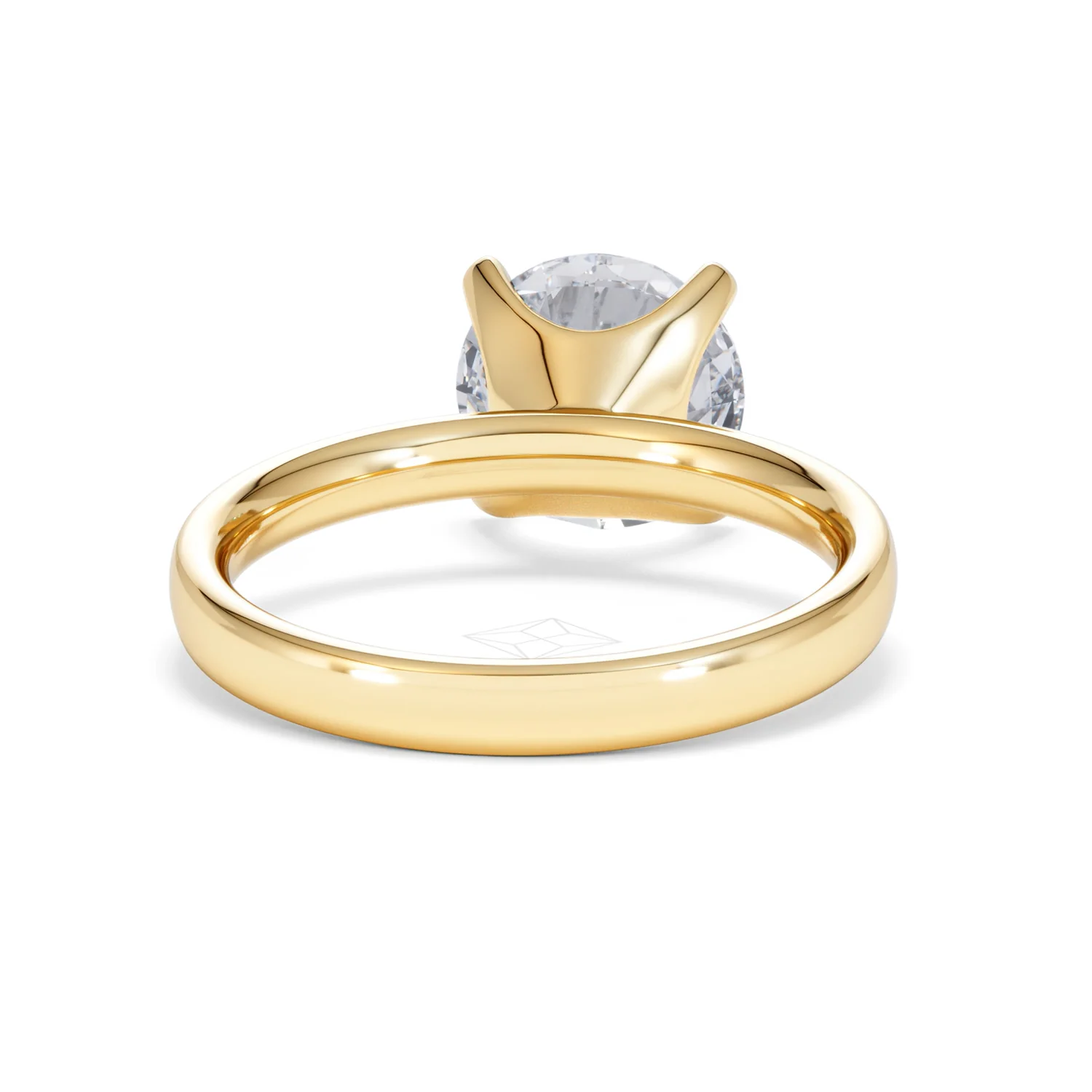 Origin 3.00ct Round Cut Lab Diamond Solitaire Engagement Ring in 18K Yellow Gold - Image 45