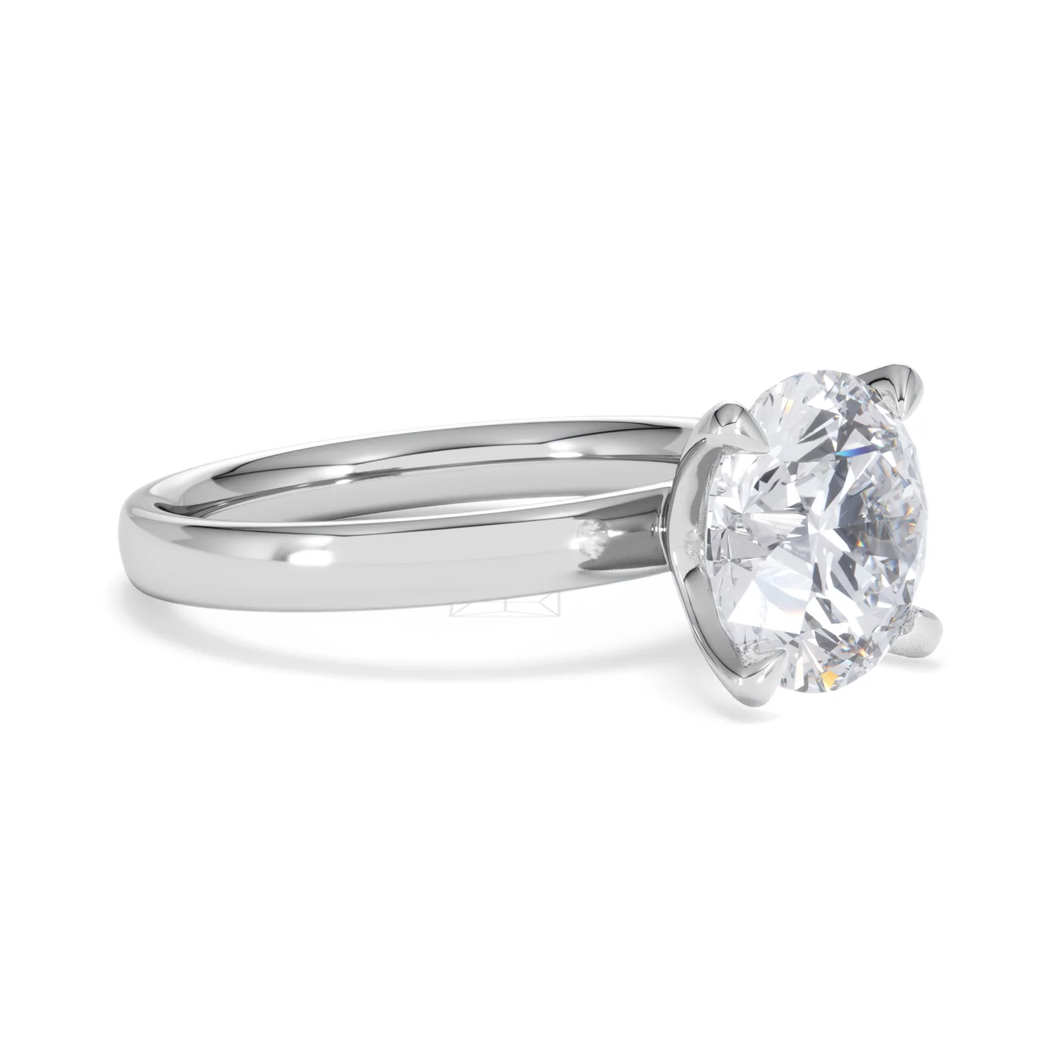 Origin 3.00ct Round Cut Lab Diamond Solitaire Engagement Ring in Platinum - Image 17