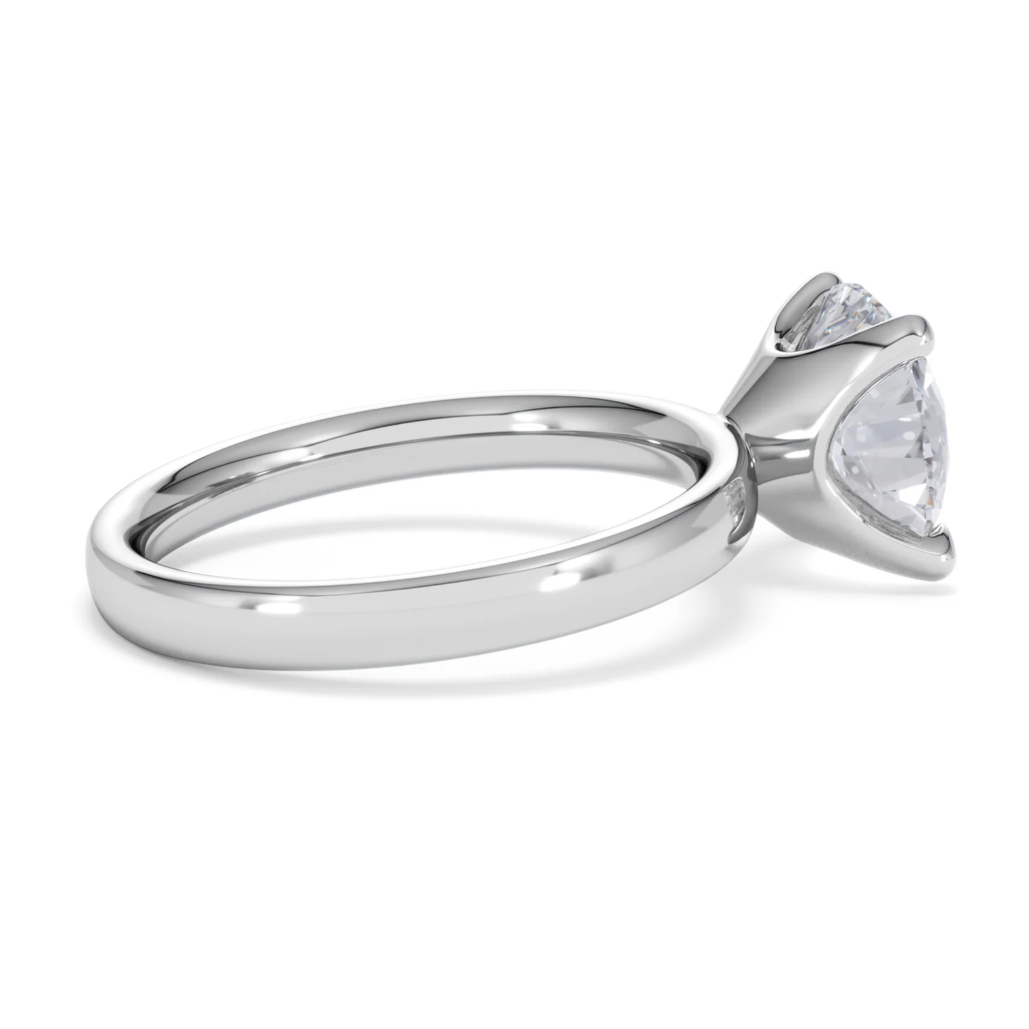 Origin 3.00ct Round Cut Lab Diamond Solitaire Engagement Ring in Platinum - Image 31