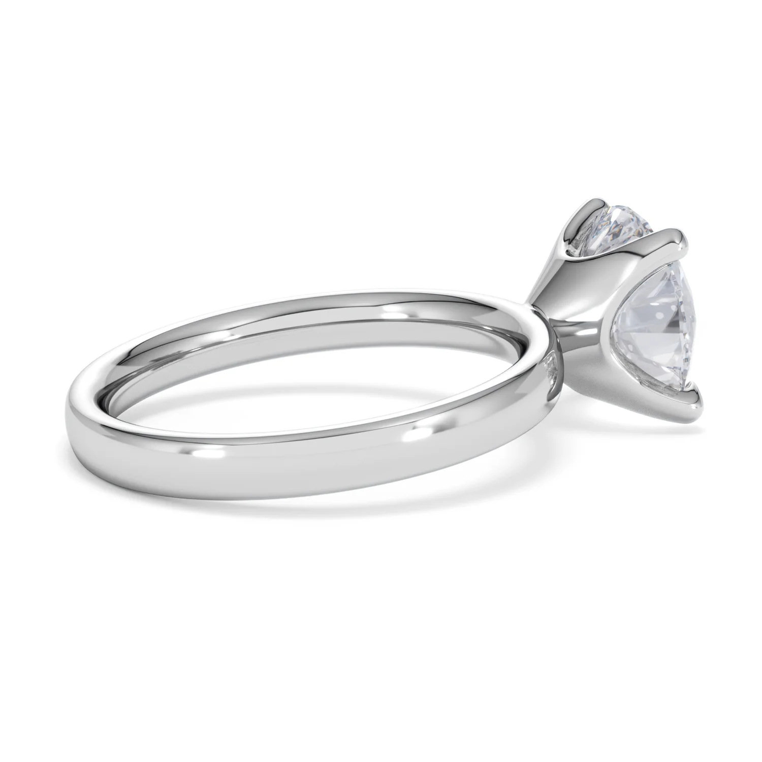 Origin 3.00ct Round Cut Lab Diamond Solitaire Engagement Ring in Platinum - Image 32