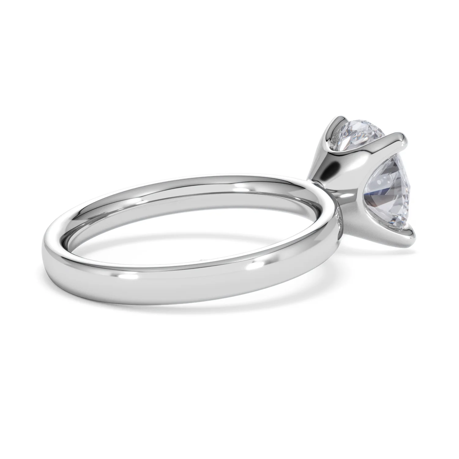 Origin 3.00ct Round Cut Lab Diamond Solitaire Engagement Ring in Platinum - Image 34