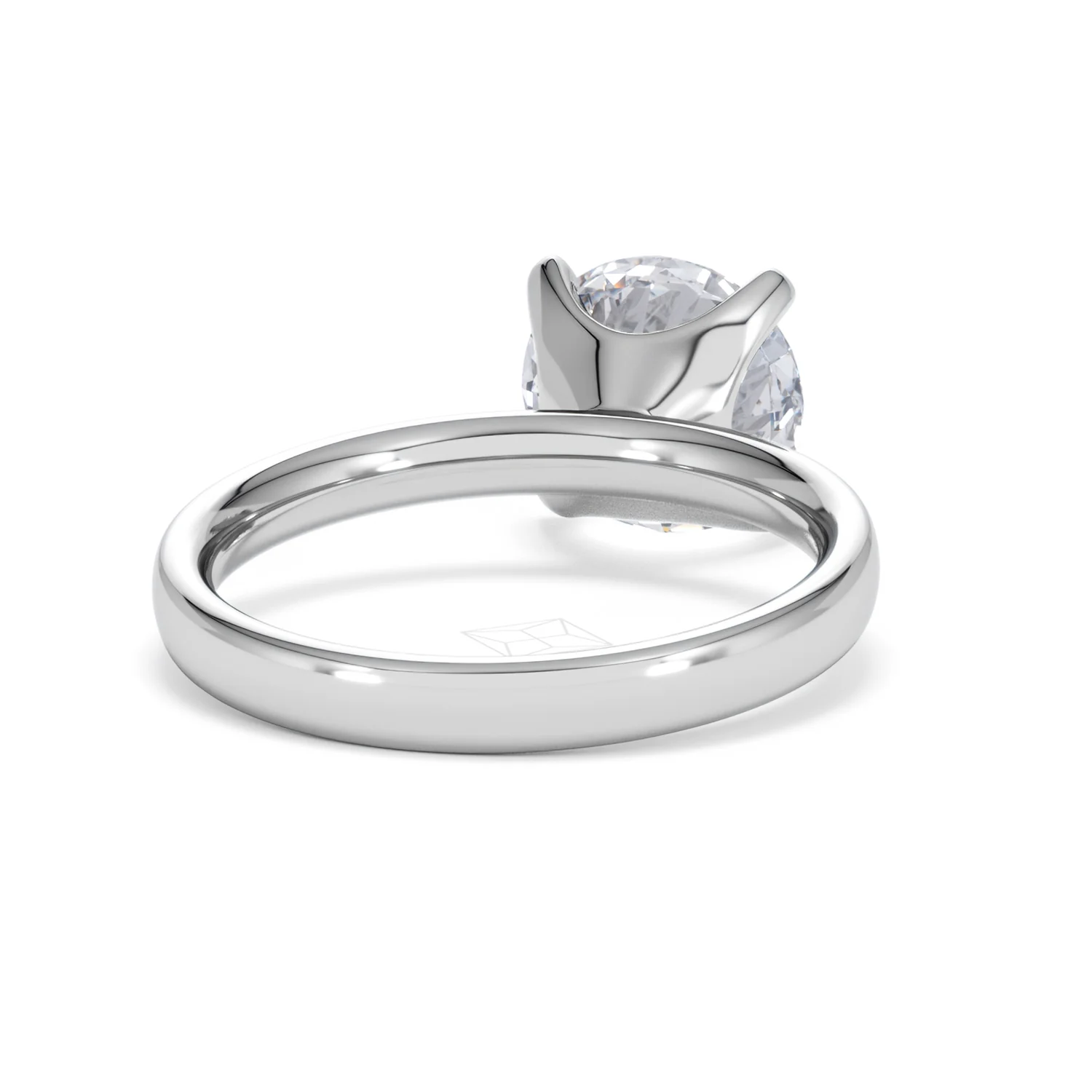 Origin 3.00ct Round Cut Lab Diamond Solitaire Engagement Ring in Platinum - Image 43