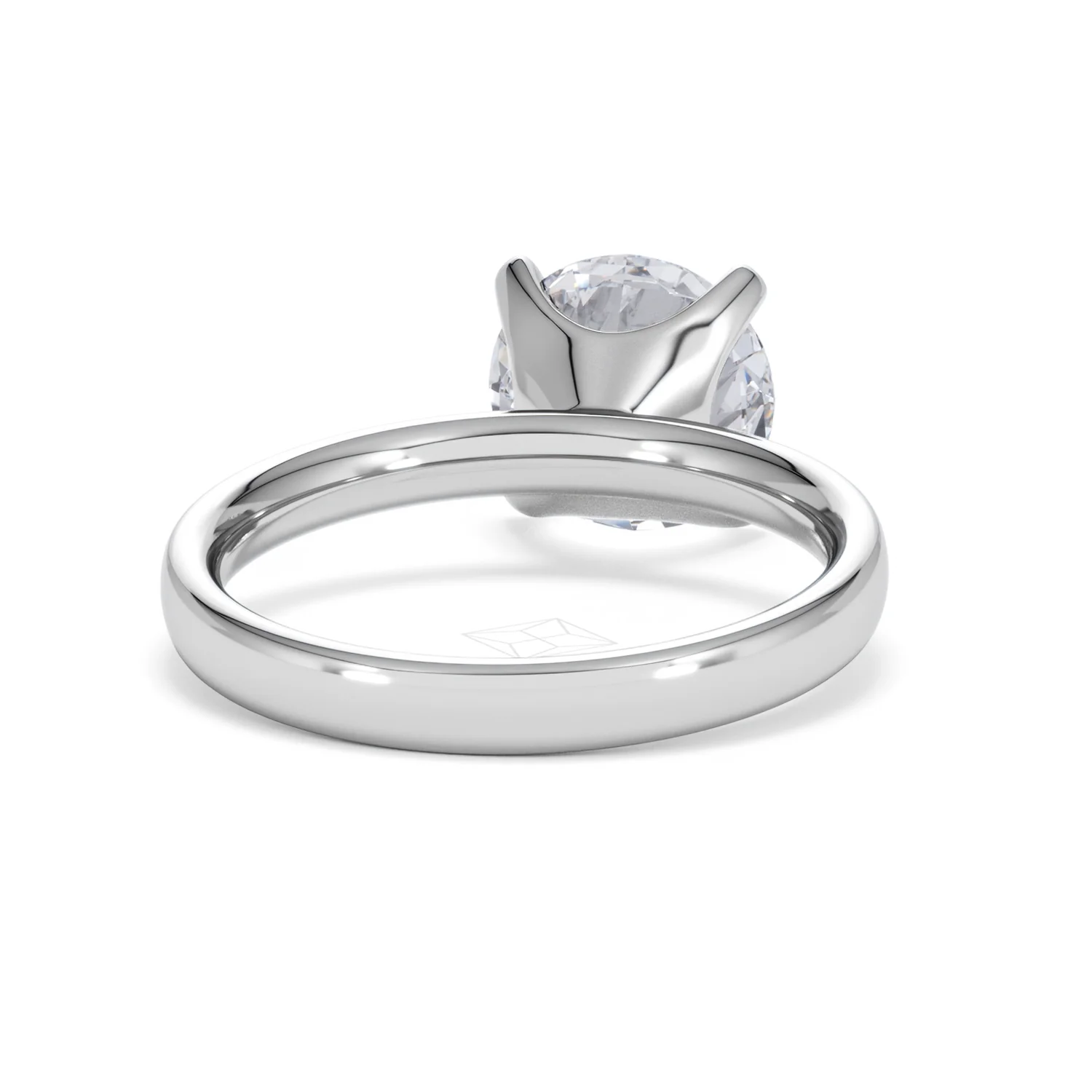 Origin 3.00ct Round Cut Lab Diamond Solitaire Engagement Ring in Platinum - Image 44