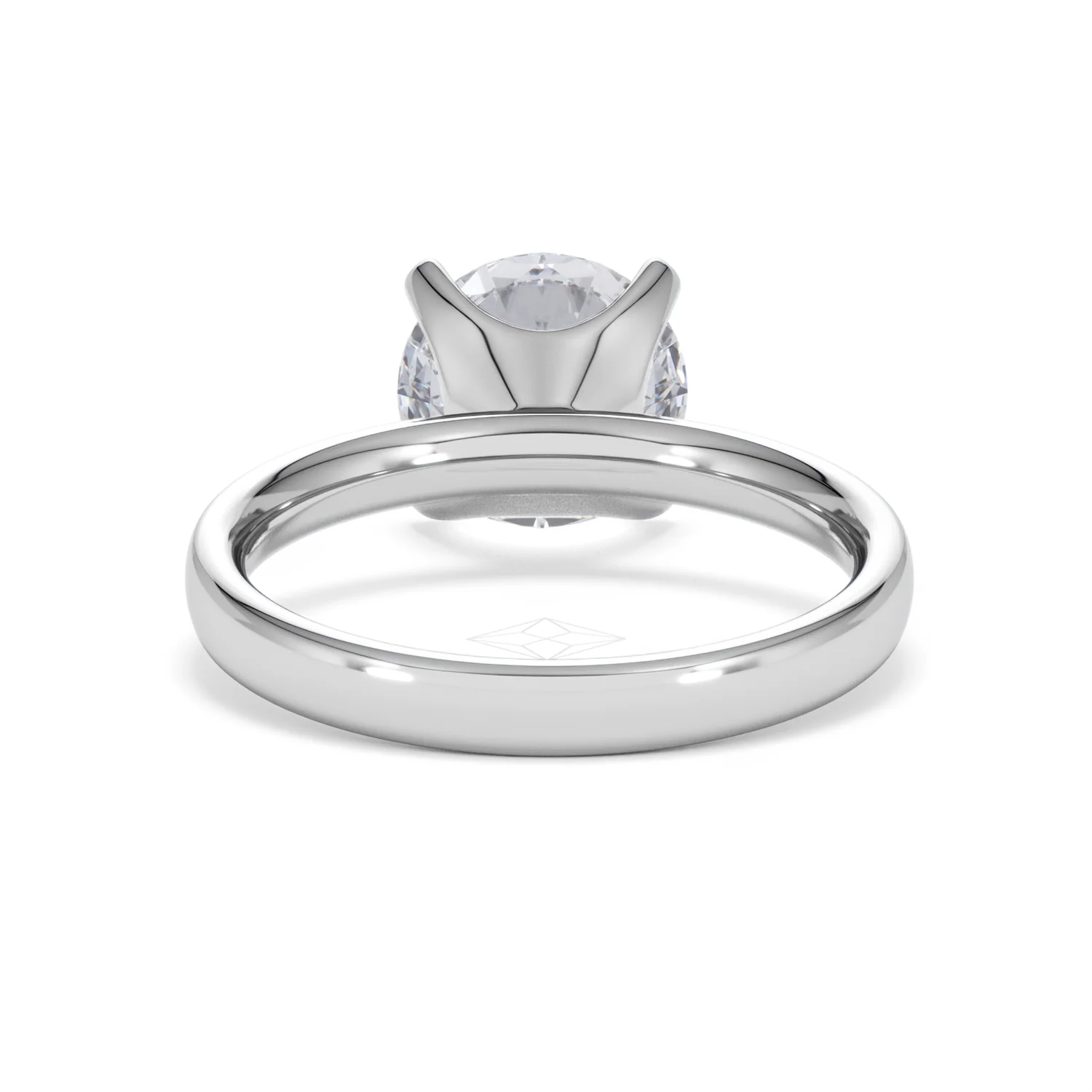Origin 3.00ct Round Cut Lab Diamond Solitaire Engagement Ring in Platinum - Image 47