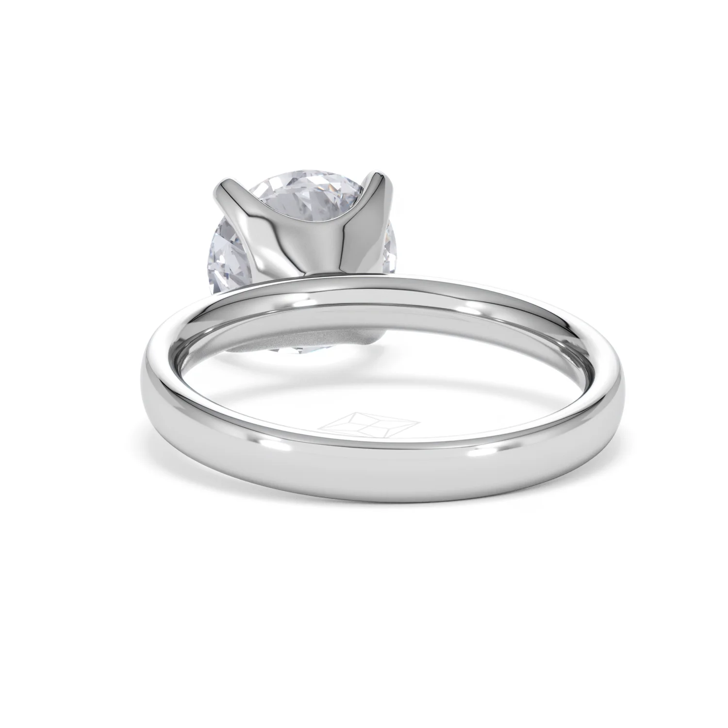 Origin 3.00ct Round Cut Lab Diamond Solitaire Engagement Ring in Platinum - Image 50