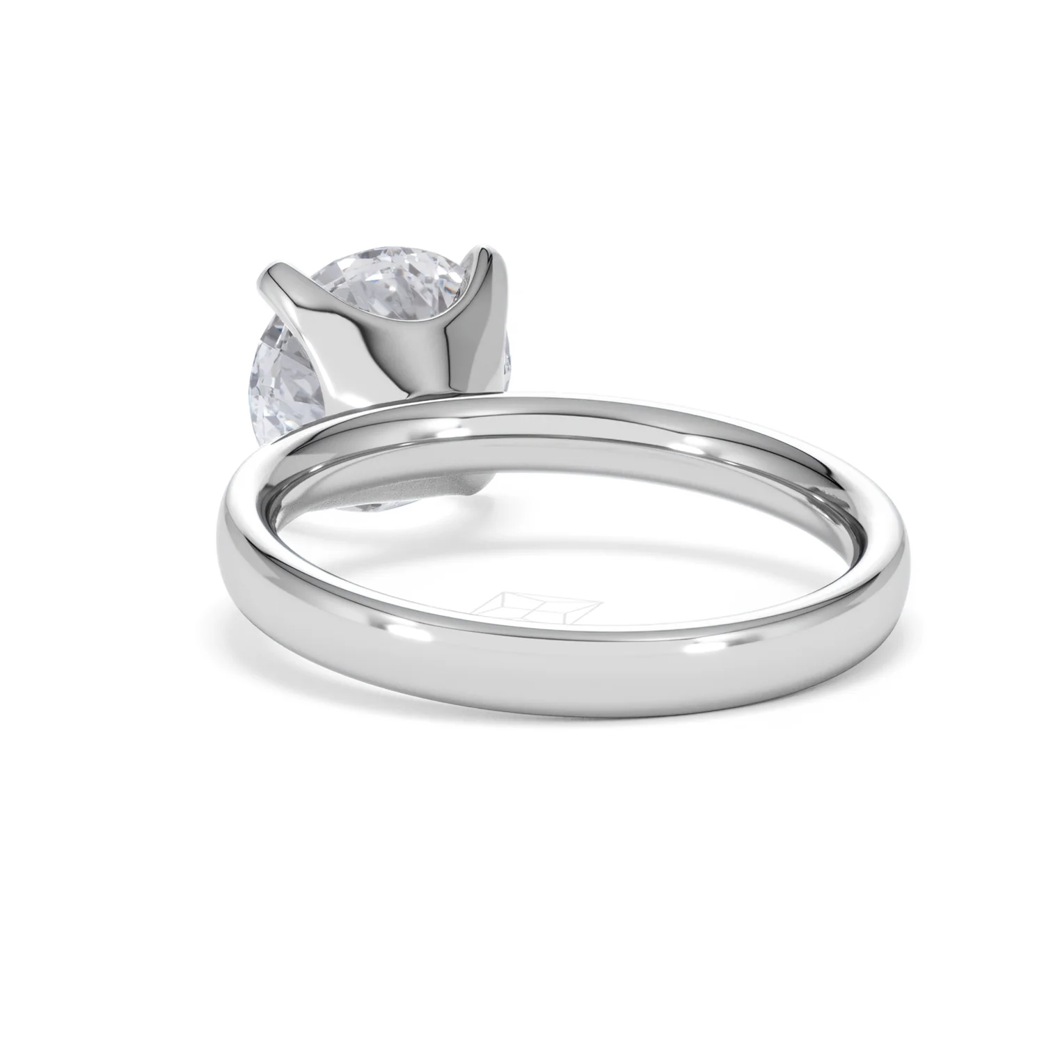 Origin 3.00ct Round Cut Lab Diamond Solitaire Engagement Ring in Platinum - Image 52
