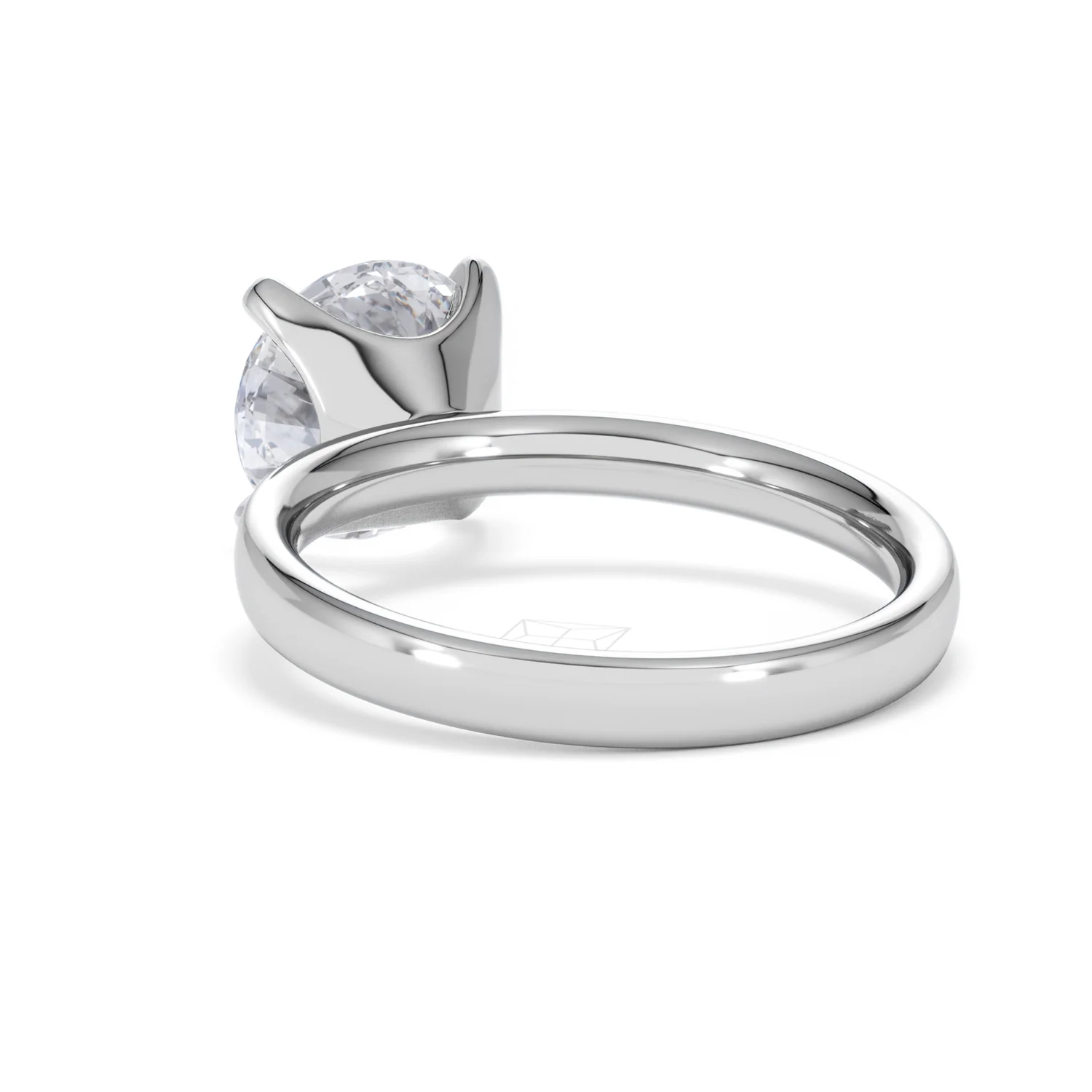 Origin 3.00ct Round Cut Lab Diamond Solitaire Engagement Ring in Platinum - Image 53