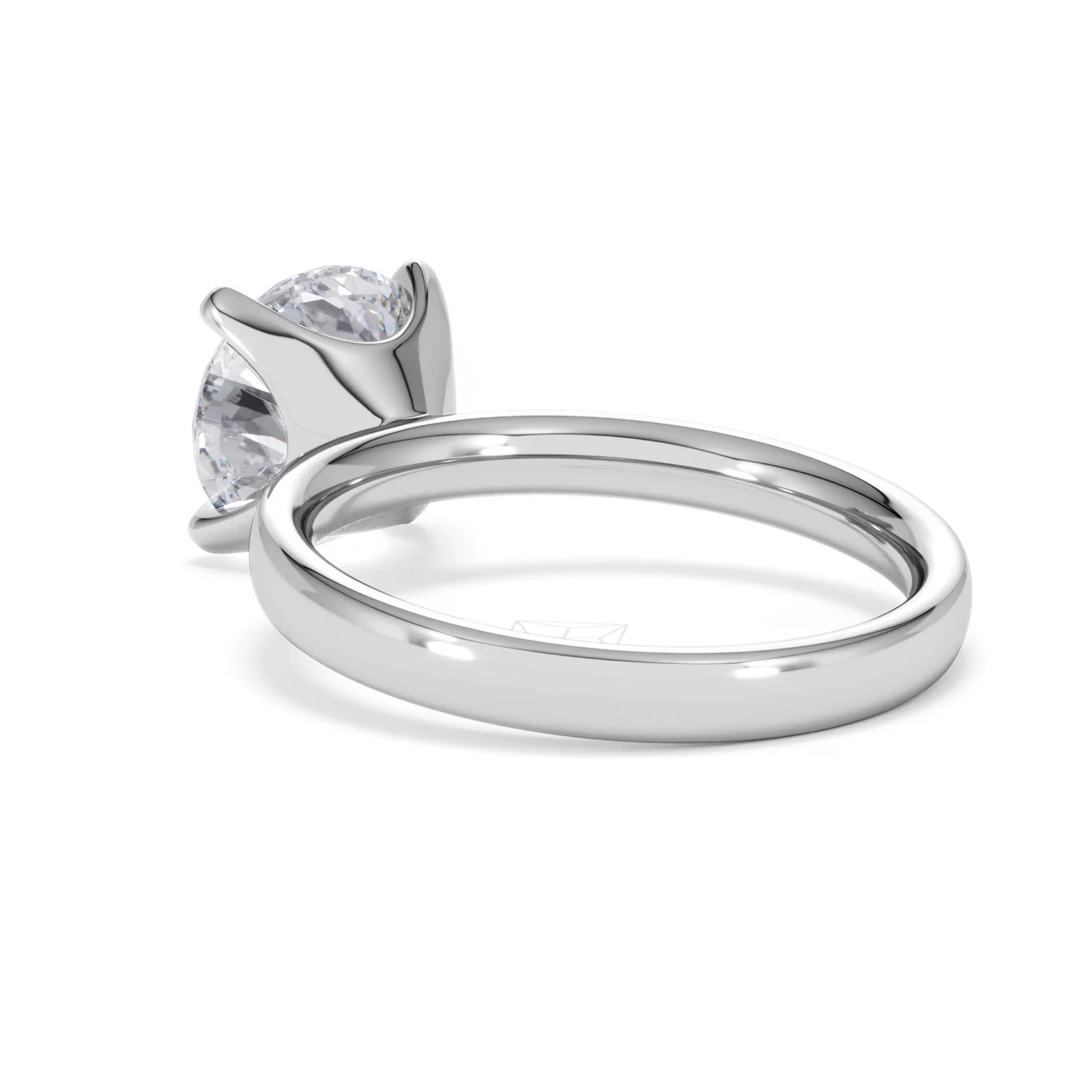 Origin 3.00ct Round Cut Lab Diamond Solitaire Engagement Ring in Platinum - Image 55