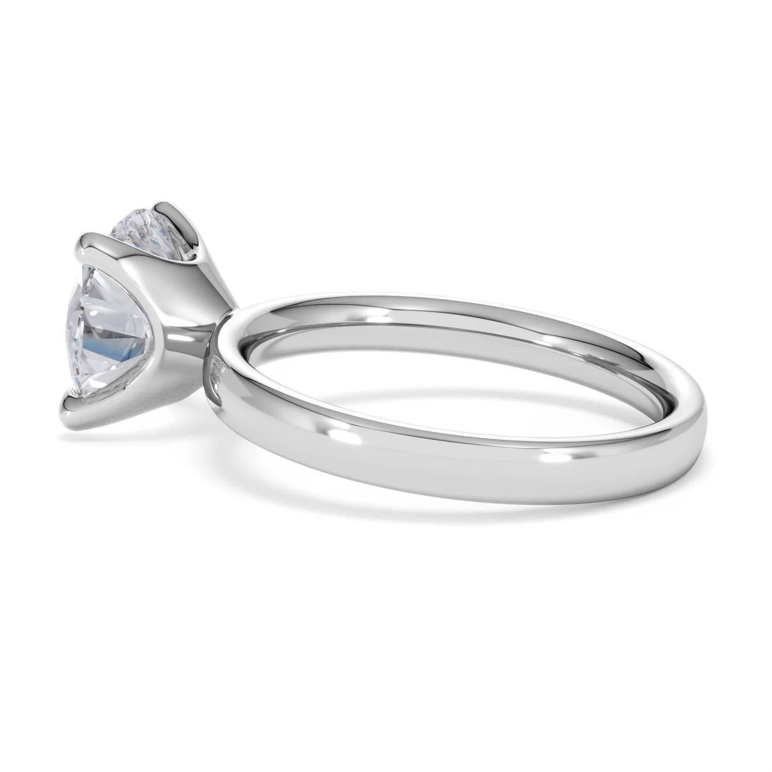 Origin 3.00ct Round Cut Lab Diamond Solitaire Engagement Ring in Platinum - Image 62