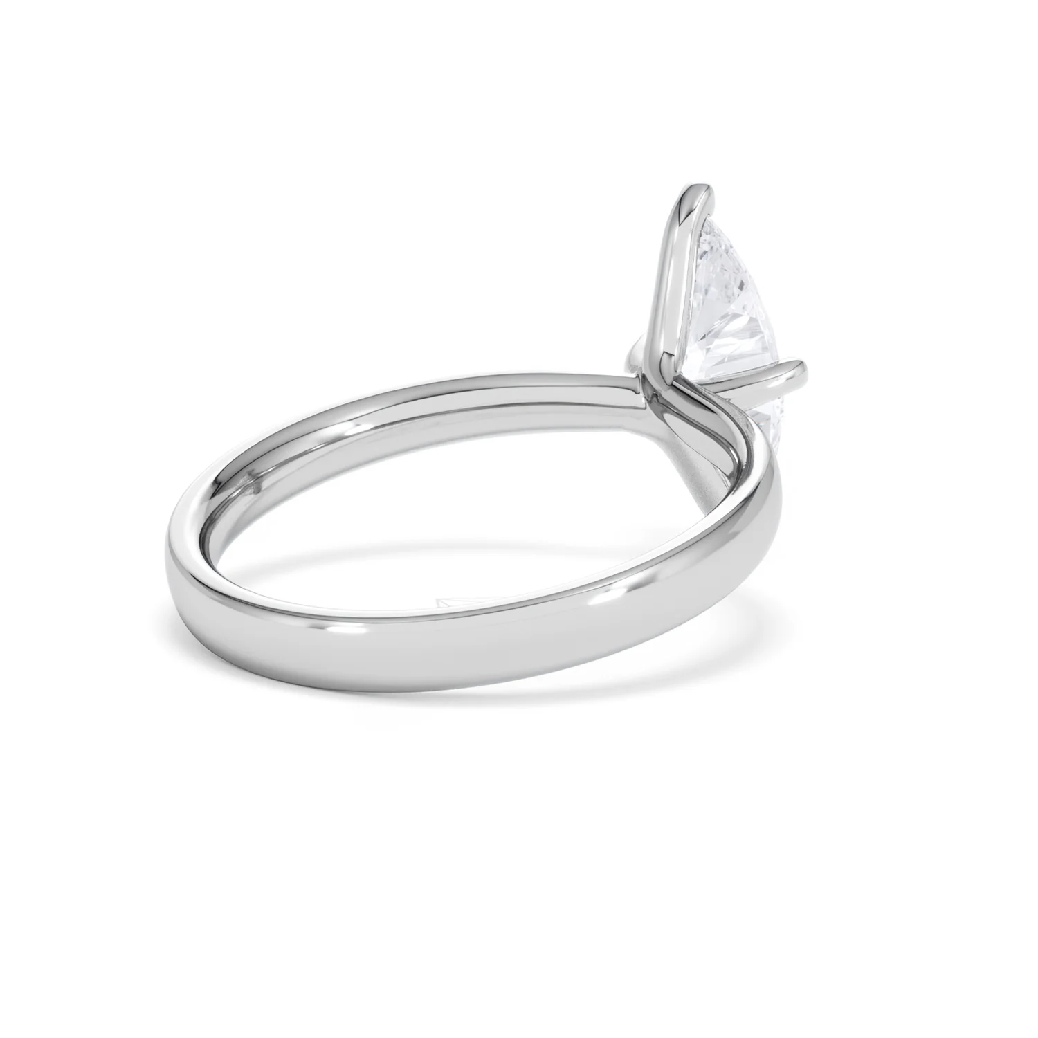 Origin Twist 1.00ct Marquise Cut Lab Diamond Solitaire Engagement Ring in 18K White Gold - Image 38