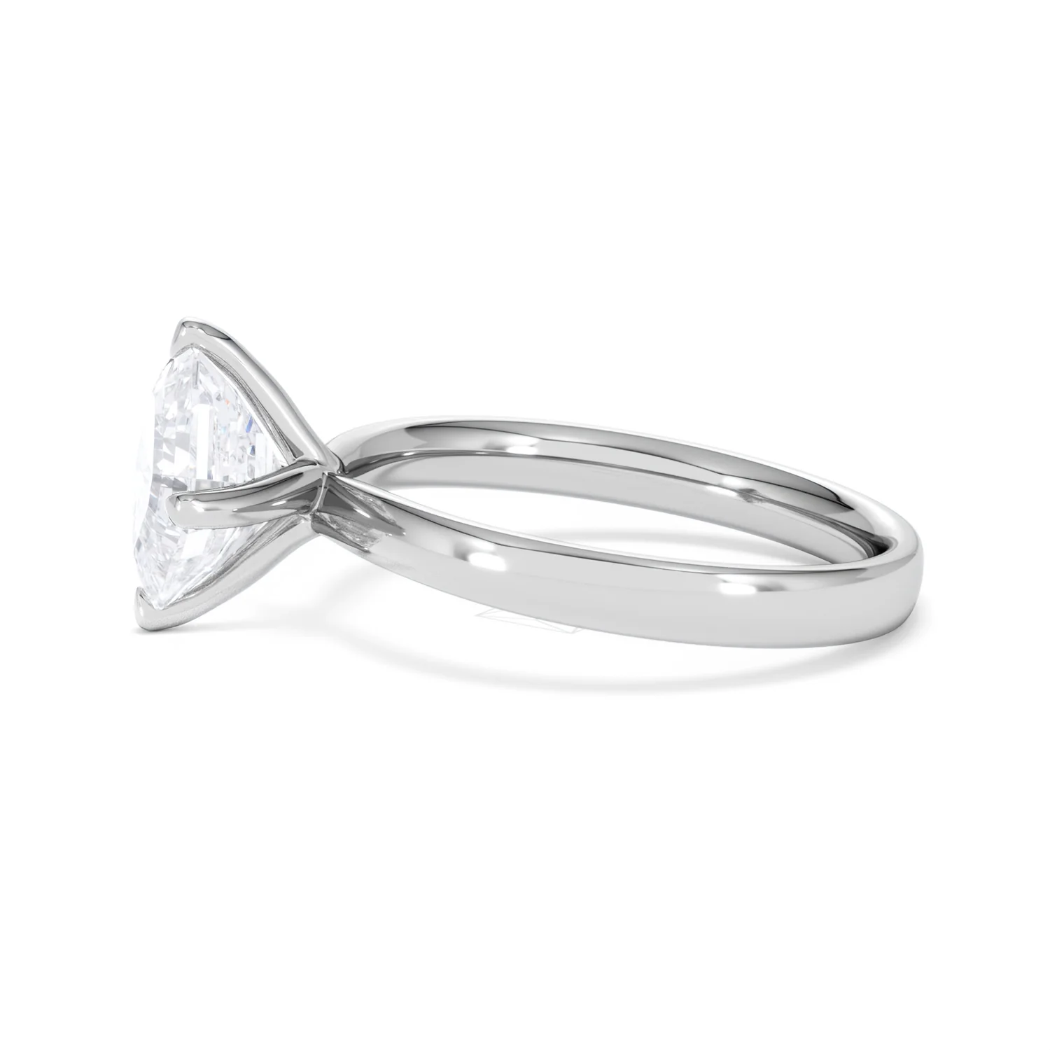 Origin Twist 2.00ct Asscher Cut Lab Diamond Solitaire Engagement Ring in Platinum - Image 69