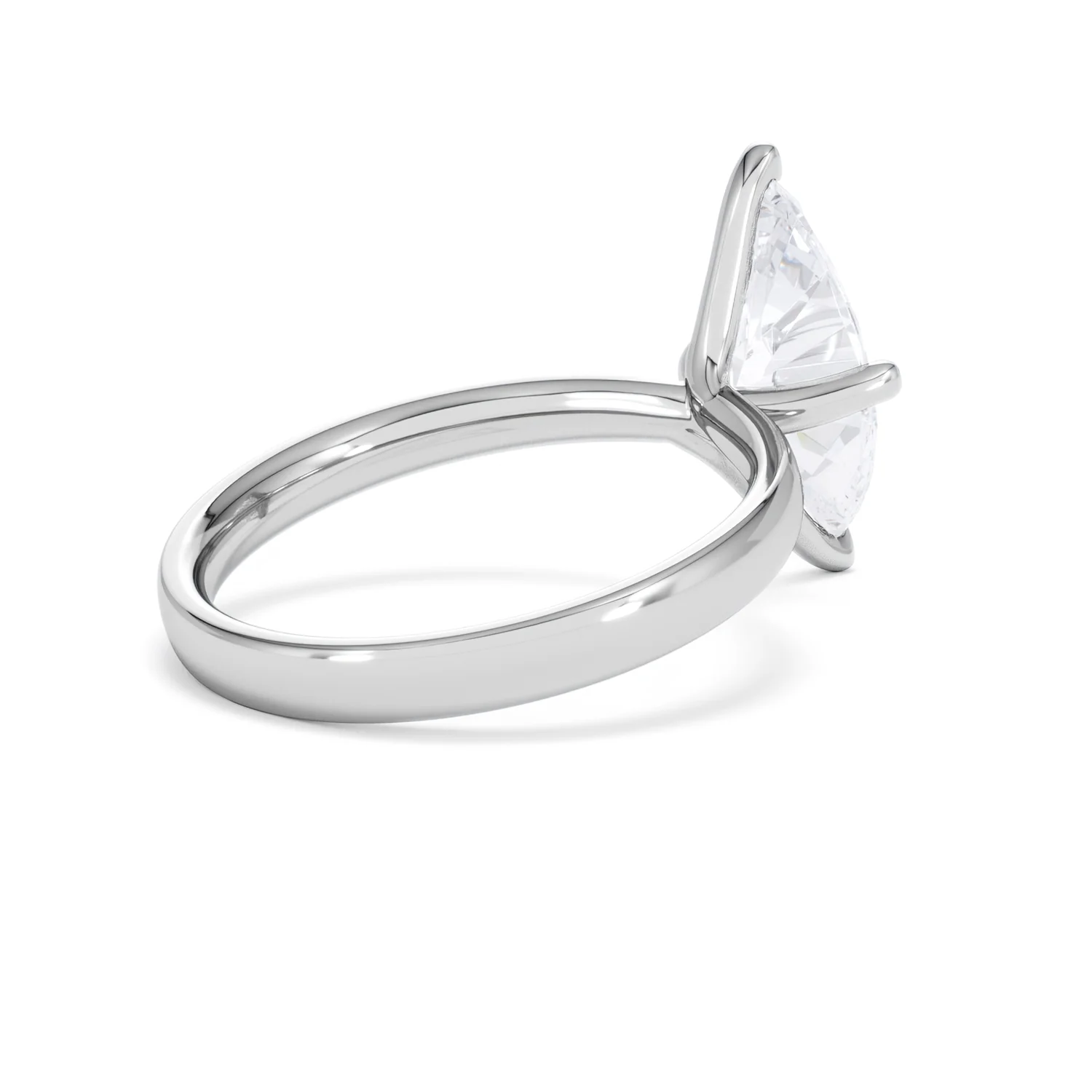 Origin Twist 2.00ct Marquise Cut Lab Diamond Solitaire Engagement Ring in 18K White Gold - Image 36