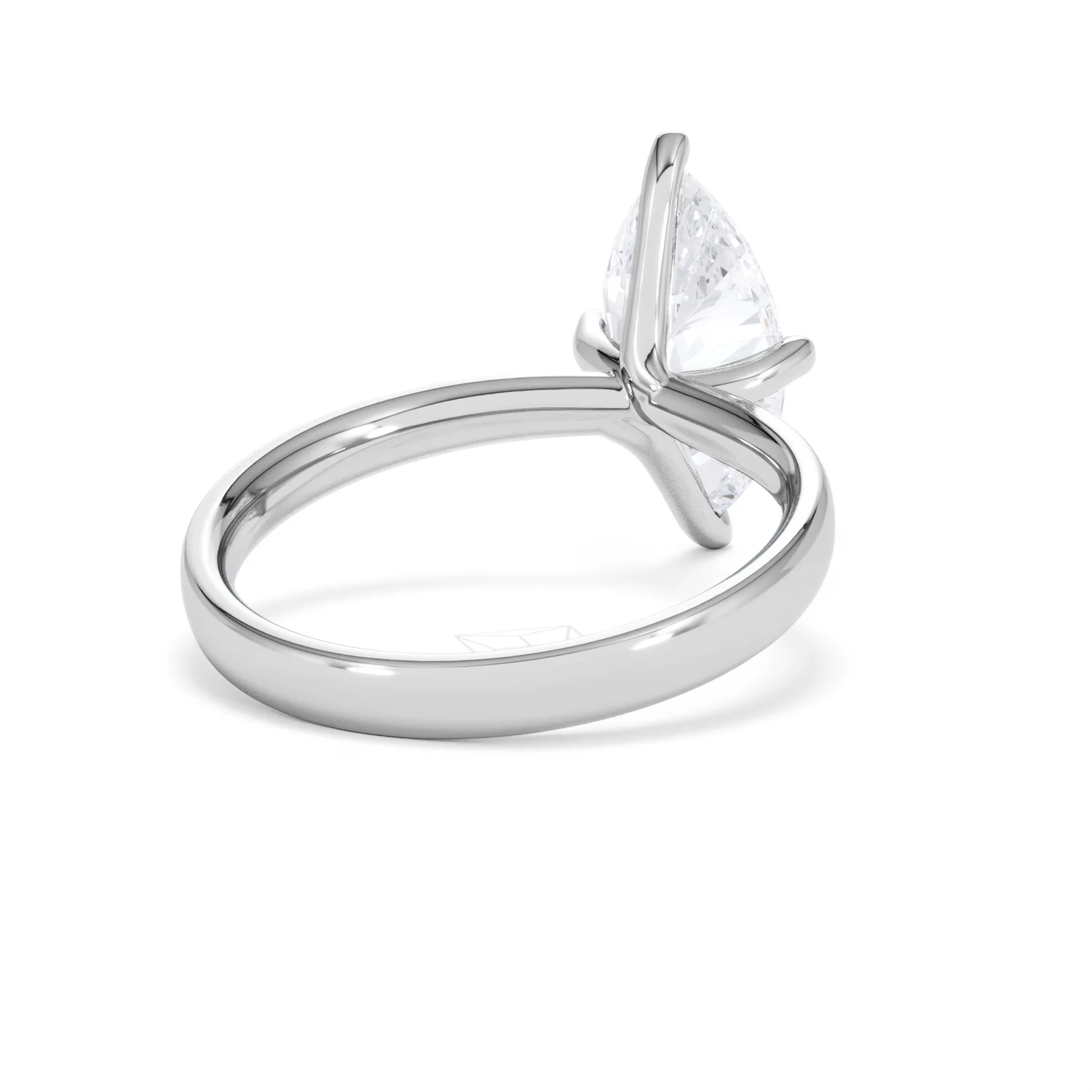 Origin Twist 2.00ct Marquise Cut Lab Diamond Solitaire Engagement Ring in 18K White Gold - Image 41