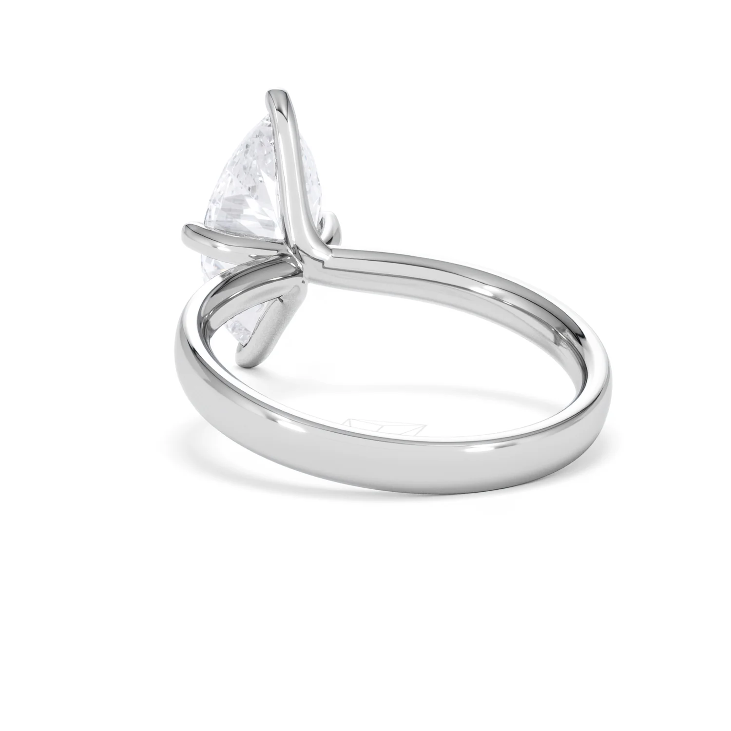 Origin Twist 2.00ct Marquise Cut Lab Diamond Solitaire Engagement Ring in 18K White Gold - Image 53