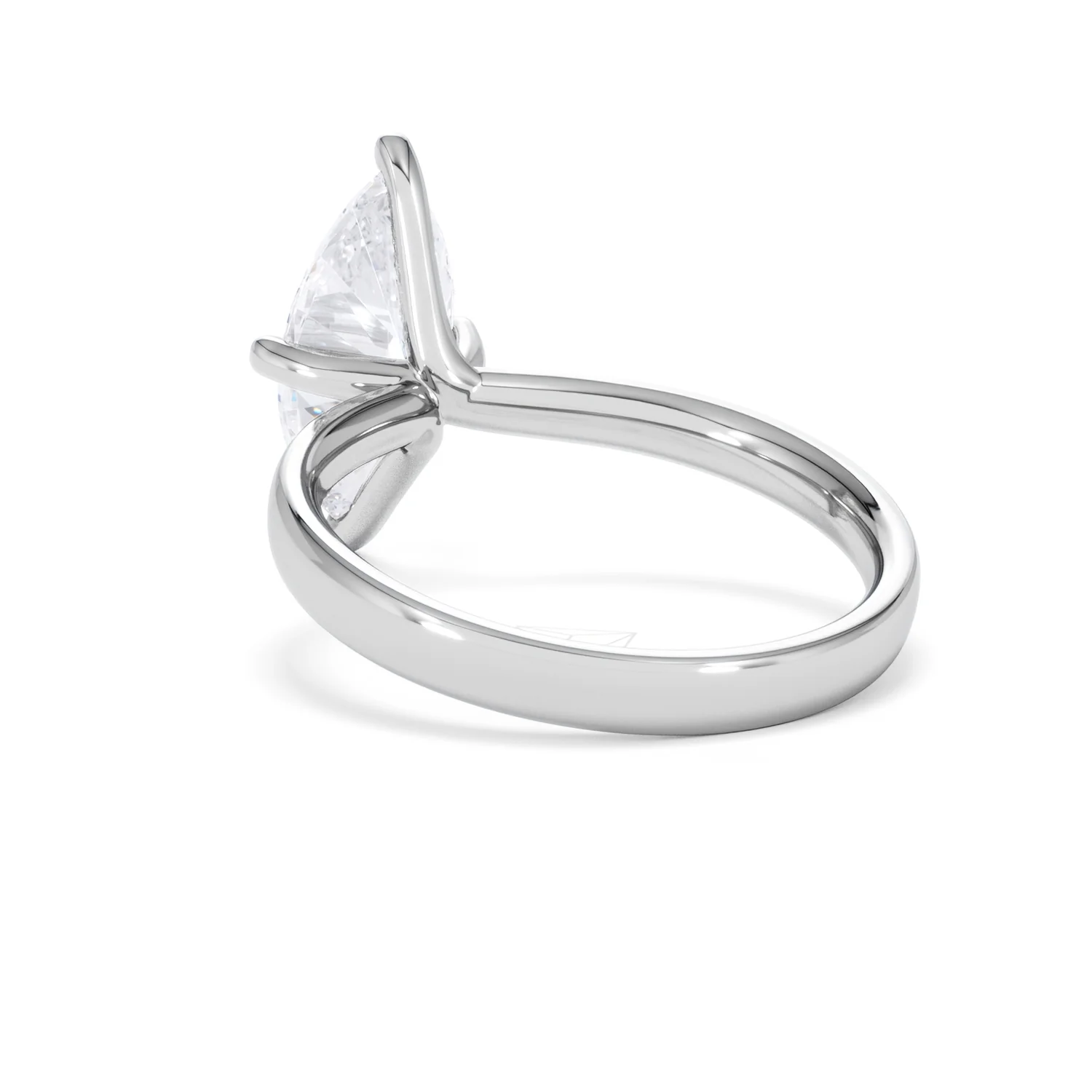Origin Twist 2.00ct Marquise Cut Lab Diamond Solitaire Engagement Ring in 18K White Gold - Image 54