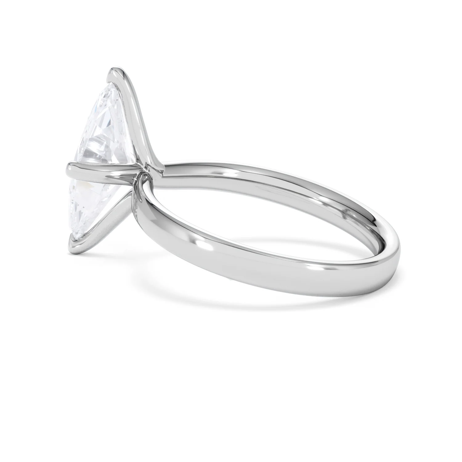 Origin Twist 2.00ct Marquise Cut Lab Diamond Solitaire Engagement Ring in 18K White Gold - Image 62