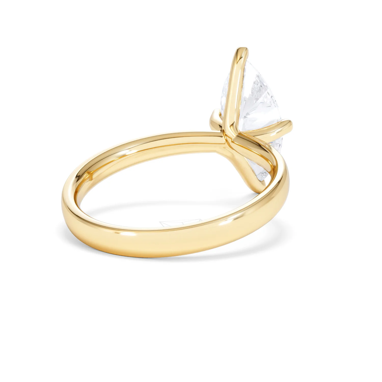 Origin Twist 2.00ct Marquise Cut Lab Diamond Solitaire Engagement Ring in 18K Yellow Gold - Image 40