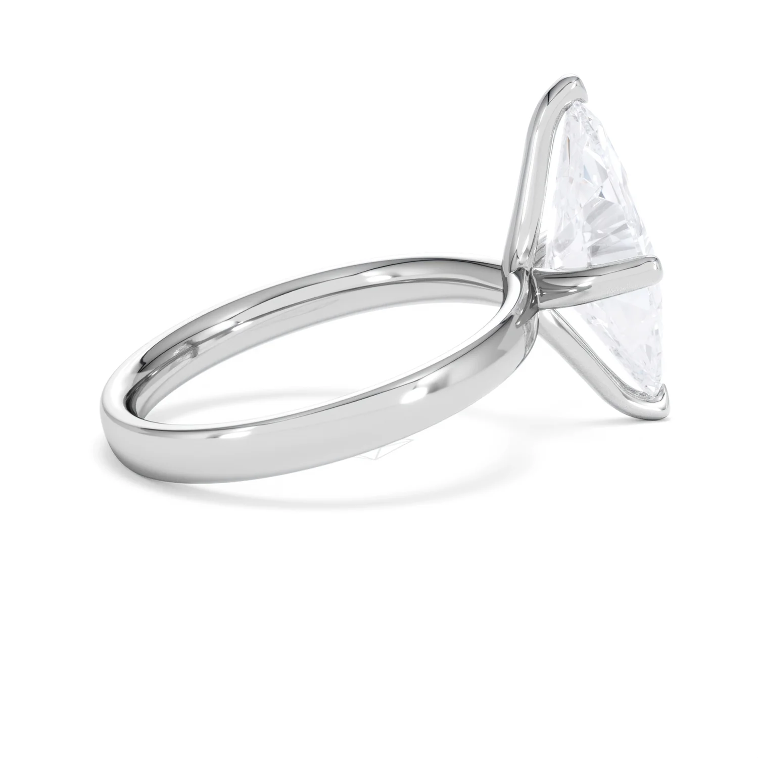 Origin Twist 3.00ct Marquise Cut Lab Diamond Solitaire Engagement Ring in 18K White Gold - Image 31