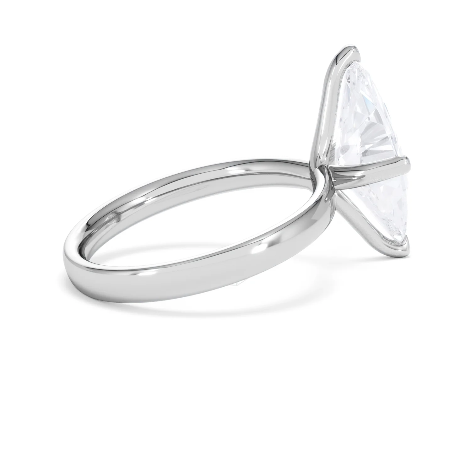 Origin Twist 3.00ct Marquise Cut Lab Diamond Solitaire Engagement Ring in 18K White Gold - Image 32