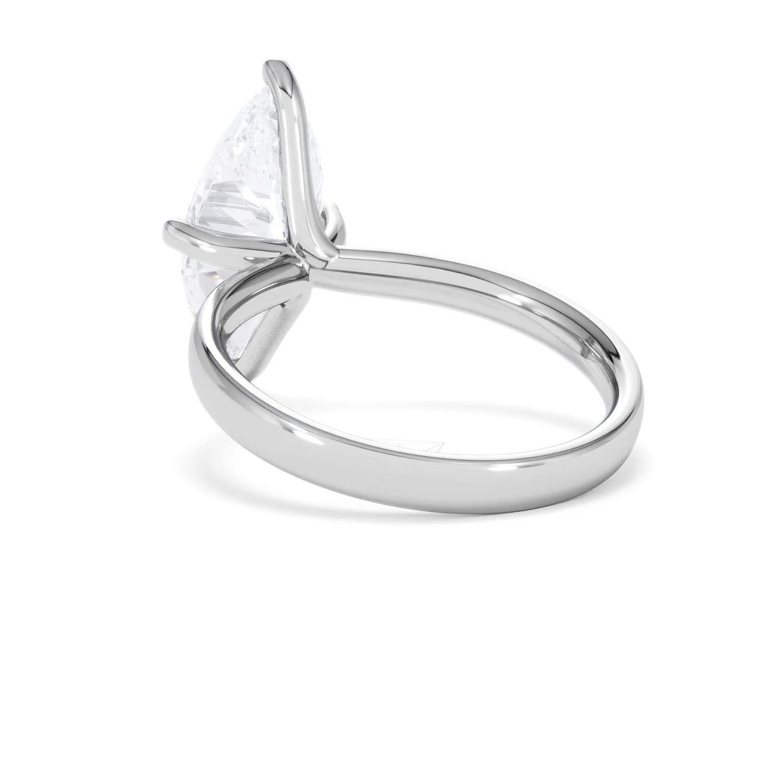 Origin Twist 3.00ct Marquise Cut Lab Diamond Solitaire Engagement Ring in 18K White Gold - Image 54