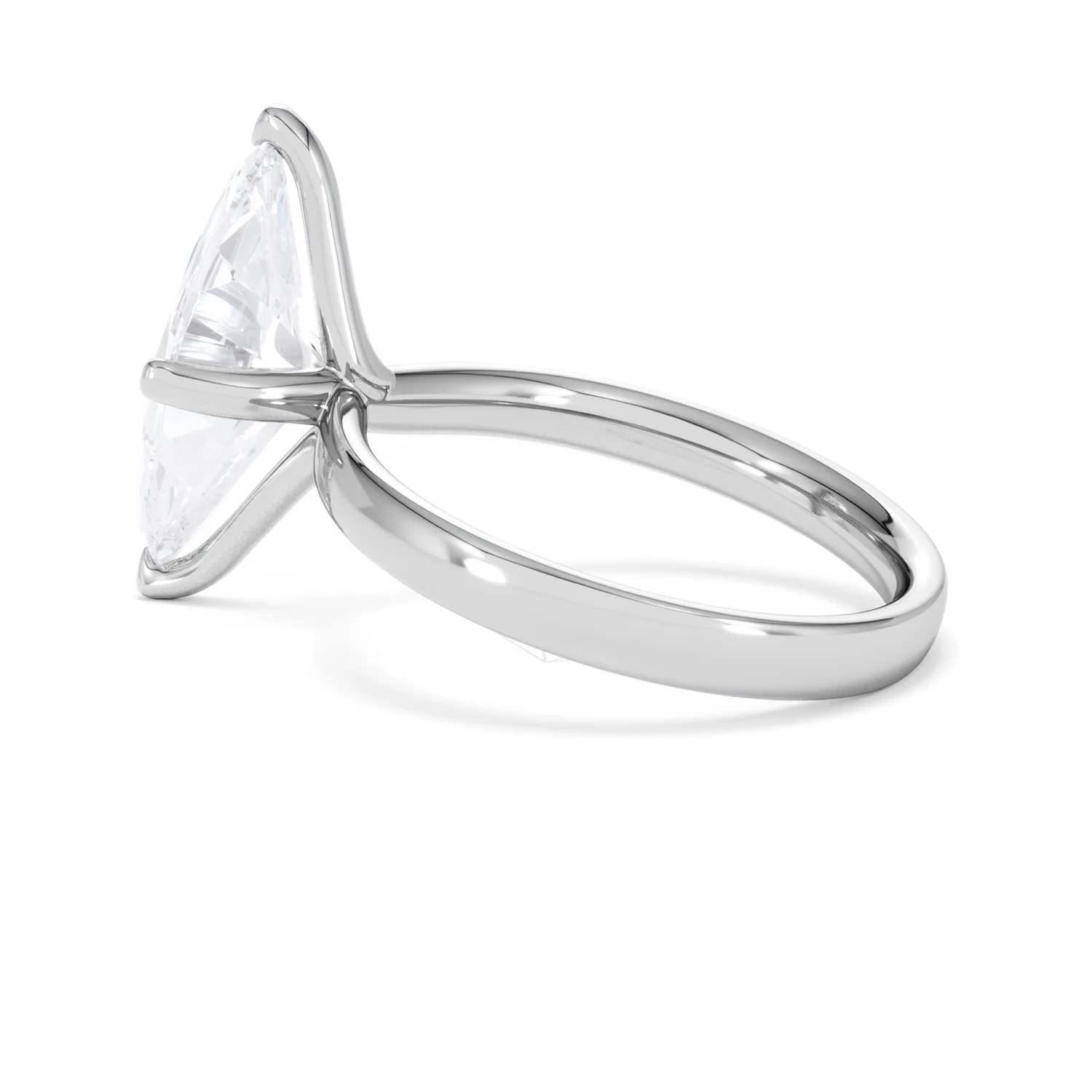 Origin Twist 3.00ct Marquise Cut Lab Diamond Solitaire Engagement Ring in 18K White Gold - Image 62