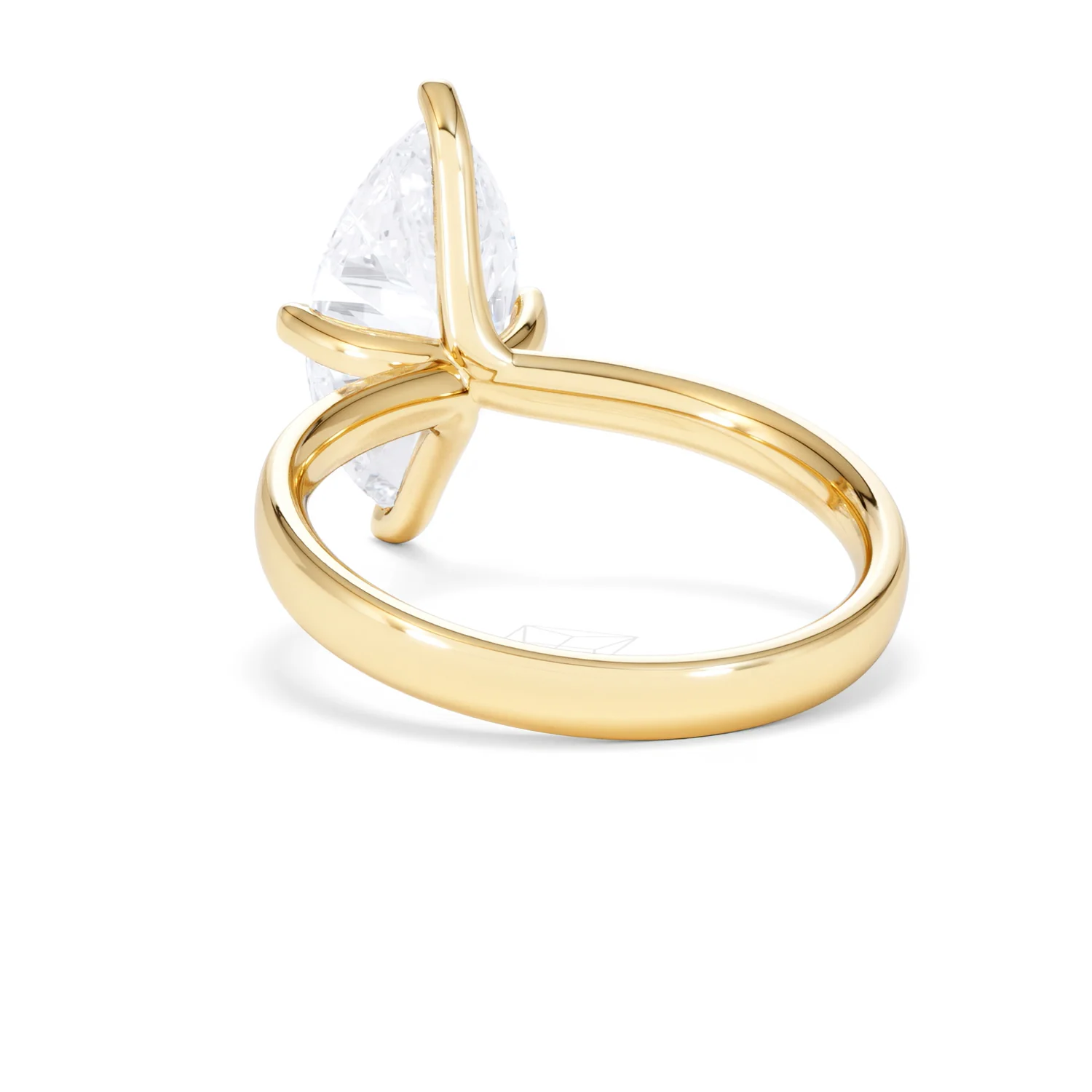 Origin Twist 3.00ct Marquise Cut Lab Diamond Solitaire Engagement Ring in 18K Yellow Gold - Image 52
