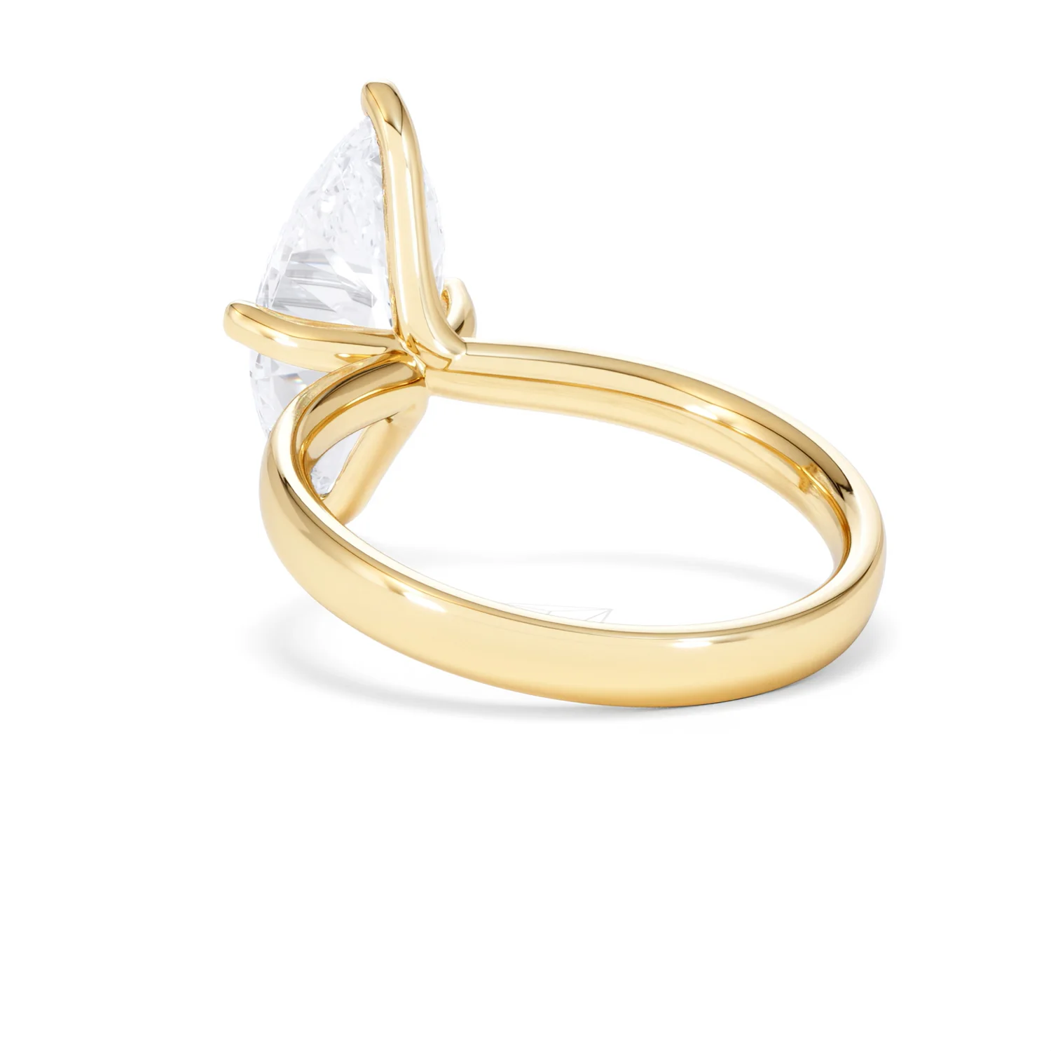 Origin Twist 3.00ct Marquise Cut Lab Diamond Solitaire Engagement Ring in 18K Yellow Gold - Image 54